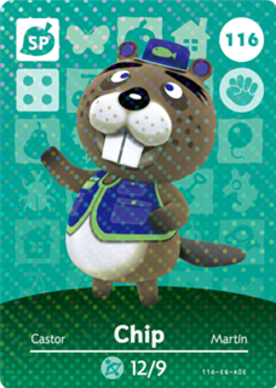 Giving away one Chip amiibo card that I got in the mail