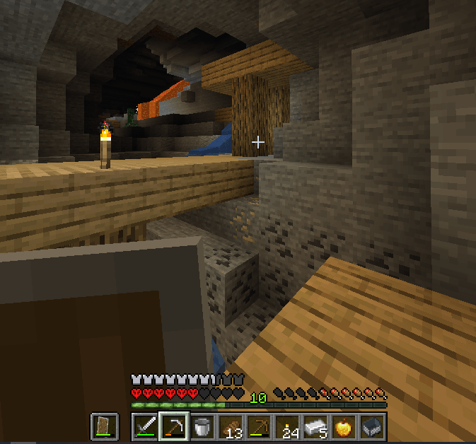 There are logs in mineshafts now? r/Minecraft