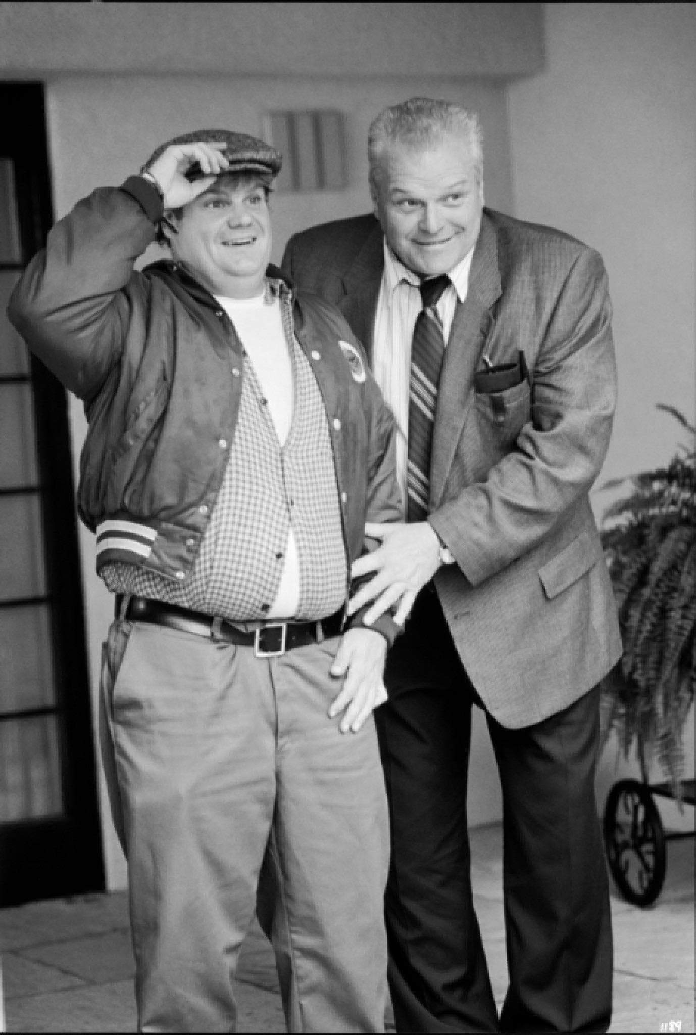 Chris Farley and Brian Dennehy in Tommy Boy (1995) r/nostalgia