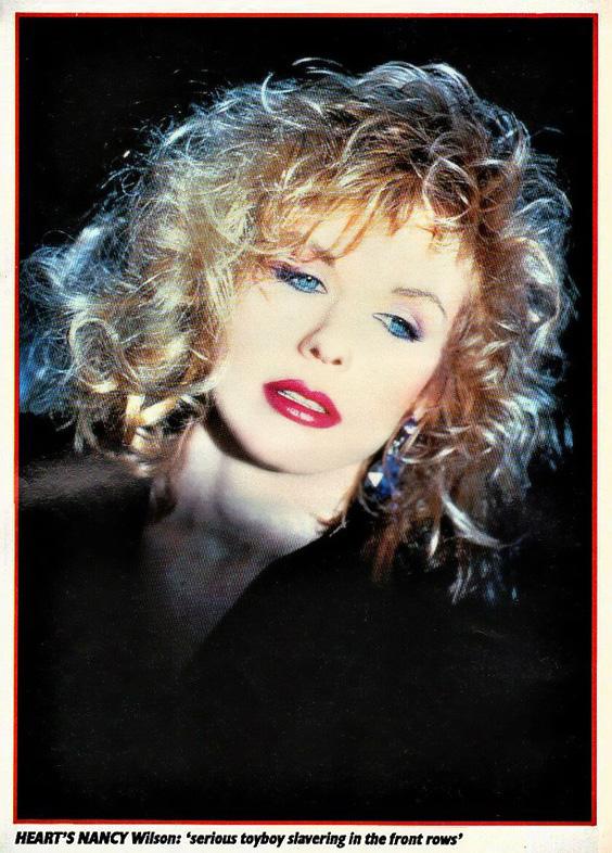 Nancy Wilson of Heart (1987) : OldSchoolCelebs