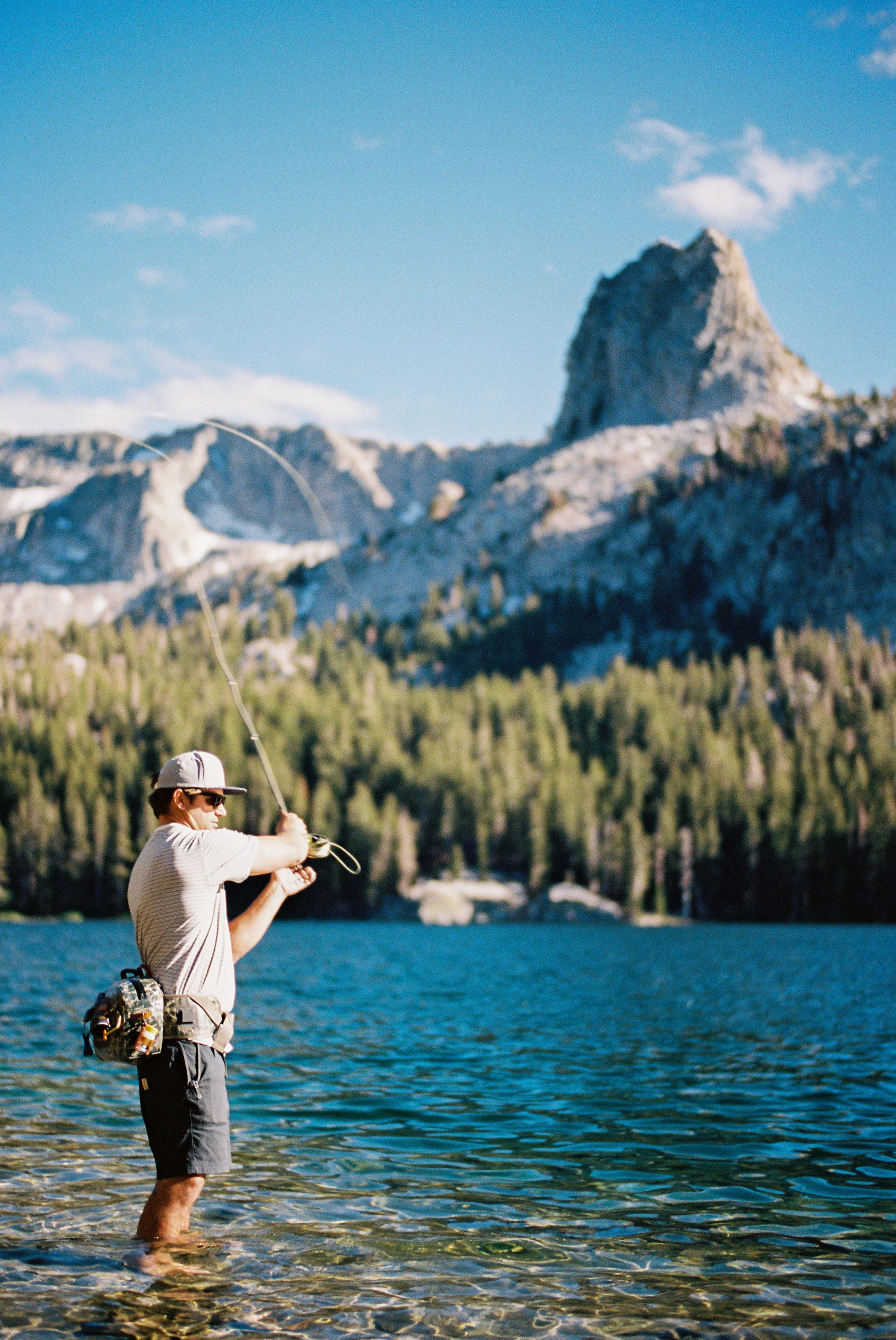 Fishing // Mammoth Lakes, CA // Leica M6, 50 summilux ASPH, Portra 400