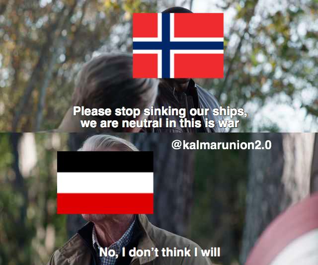 Norway was somewhat neutral in WW1 r/HistoryMemes