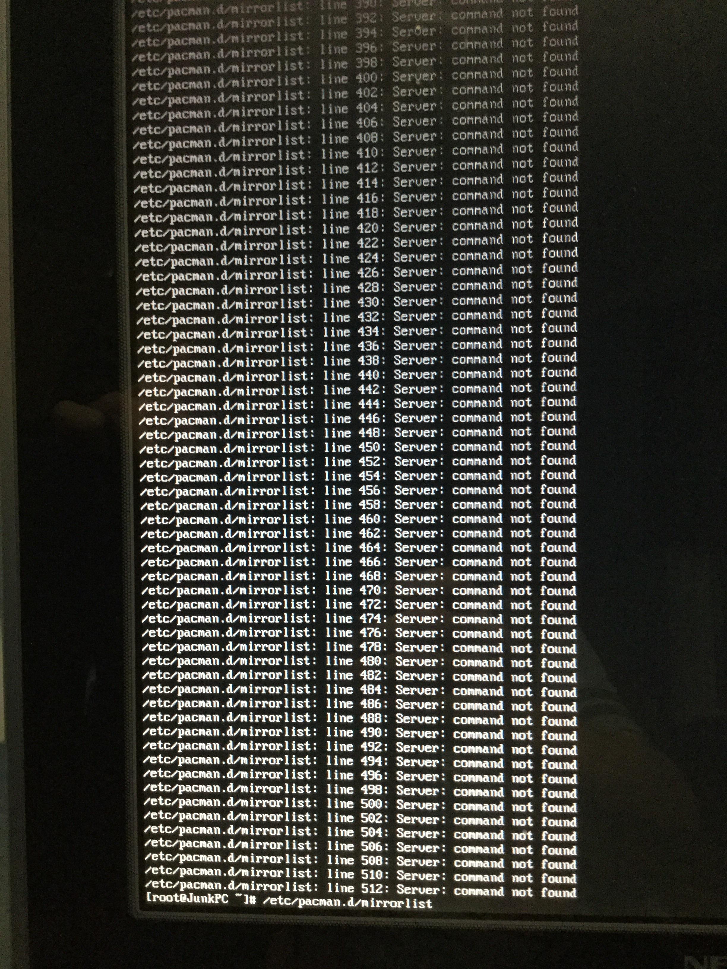 Can't get pacman to download anything. Narrowed down my problem to the