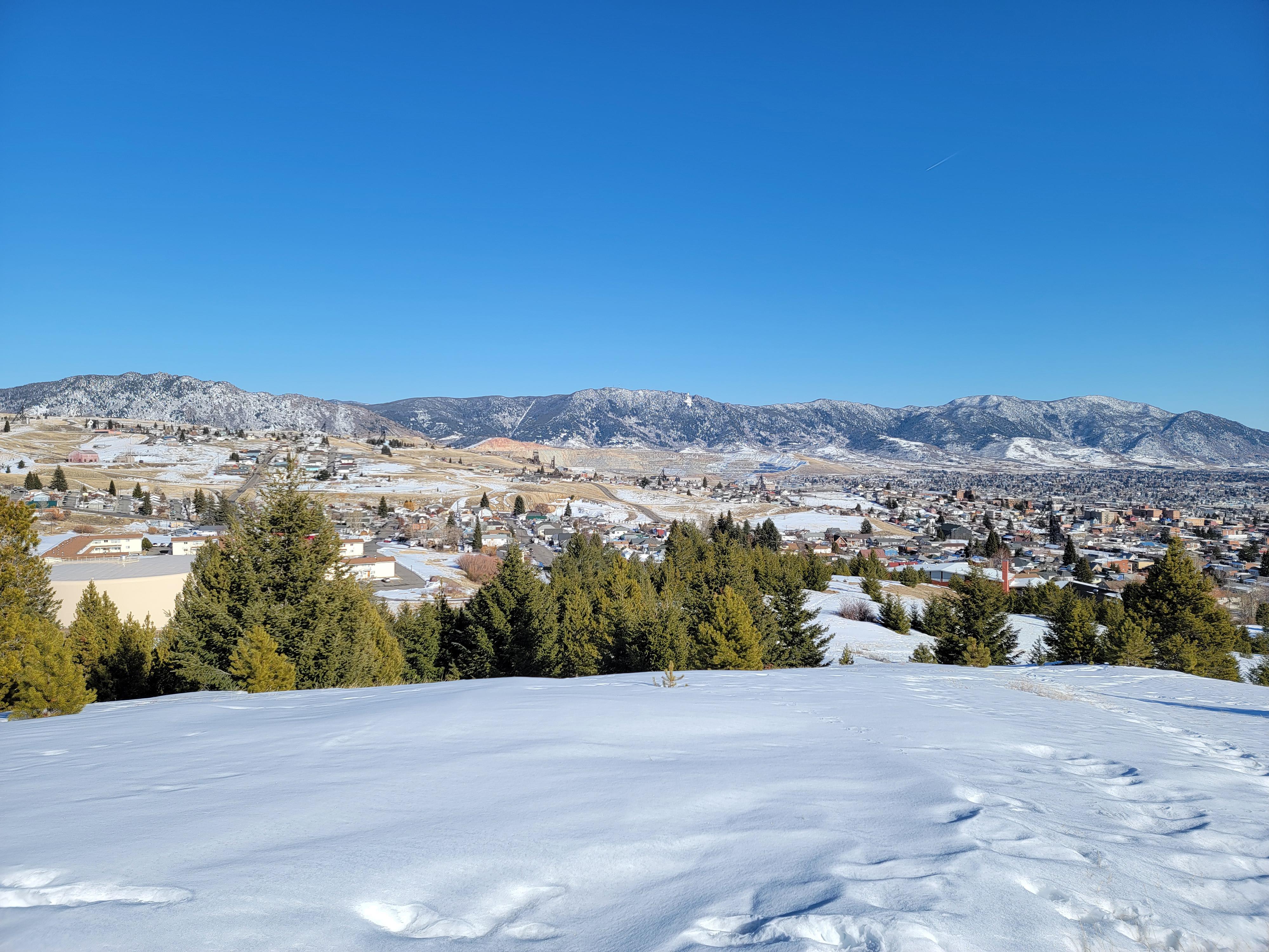 Uptown Butte and the East Ridge from the M r/Butte