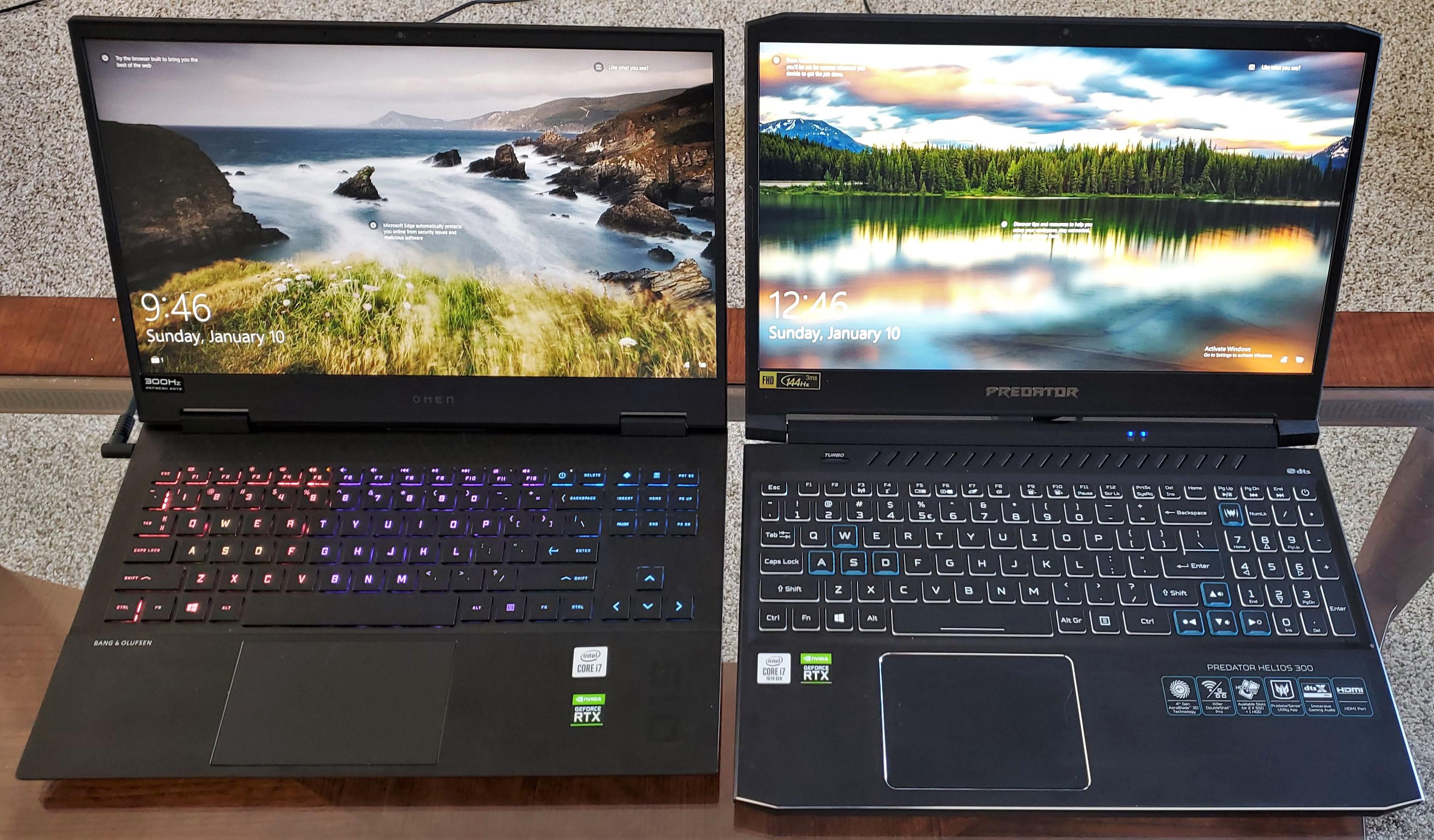 HP Omen 15 vs Acer Helios 300 r/GamingLaptops