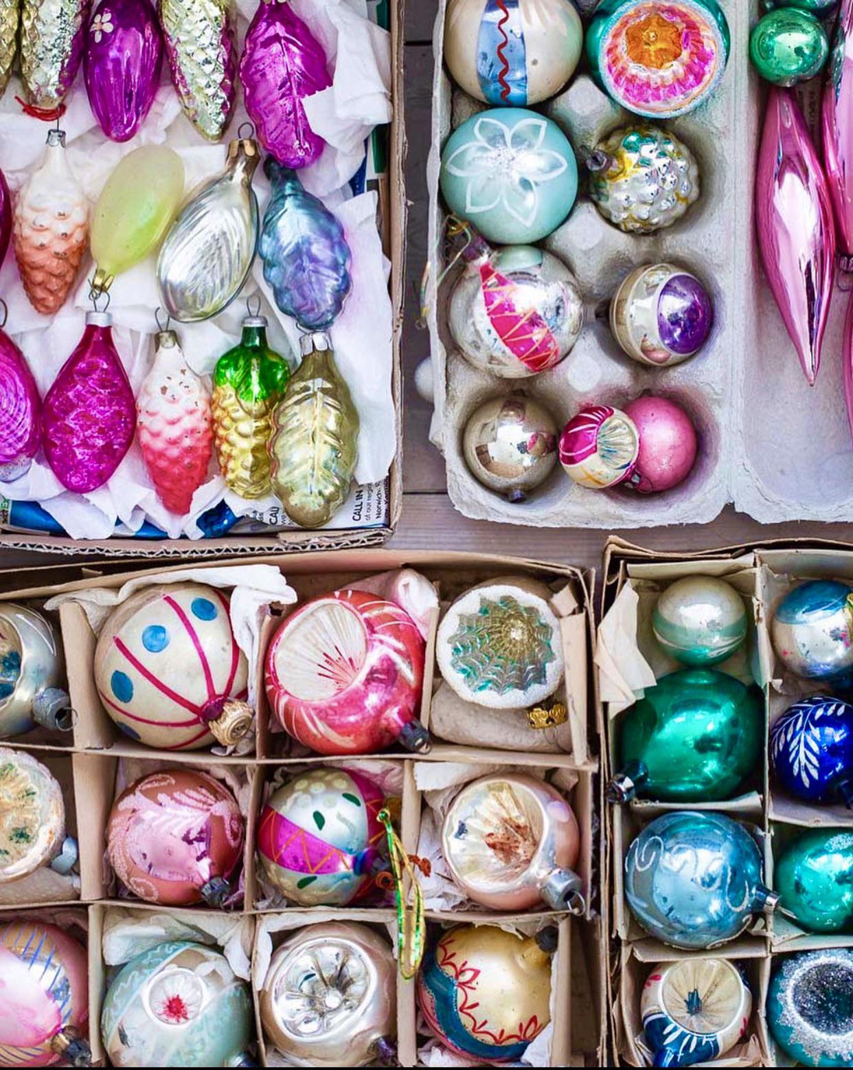 Packing away my vintage baubles. r/christmas