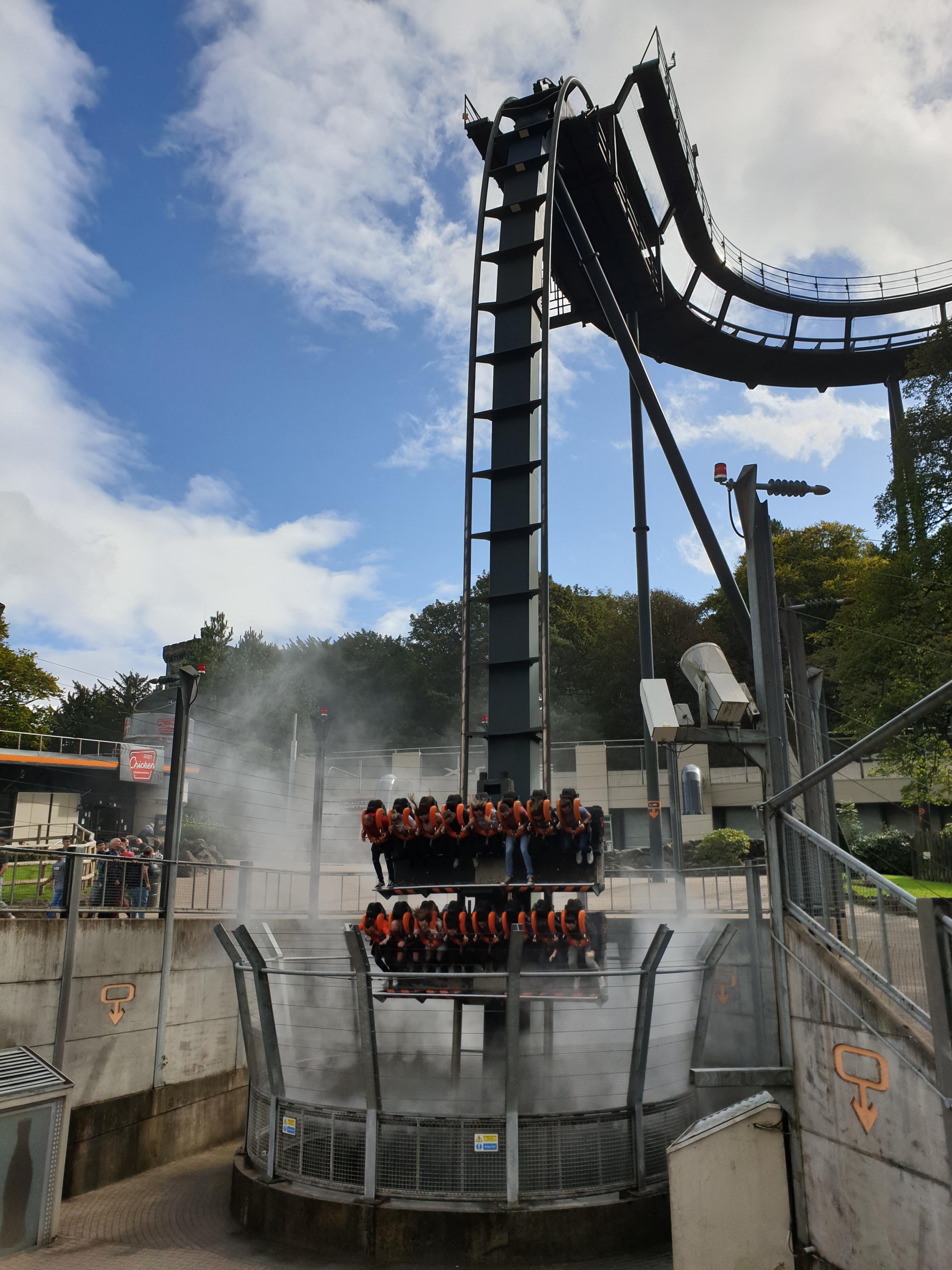 Oblivion at Alton Towers, Staffordshire, UK. Still waiting for this