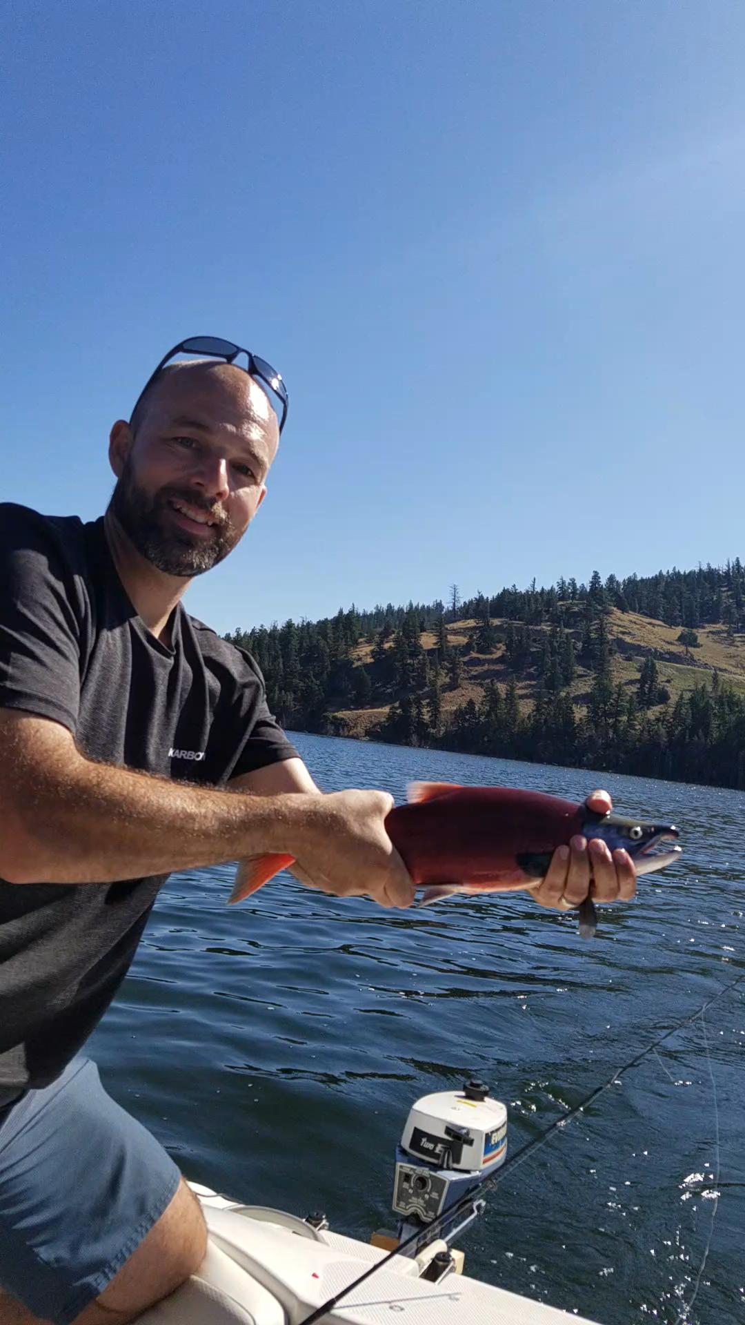 A not so chrome Stump Lake kokanee r/kokaneefishingbc