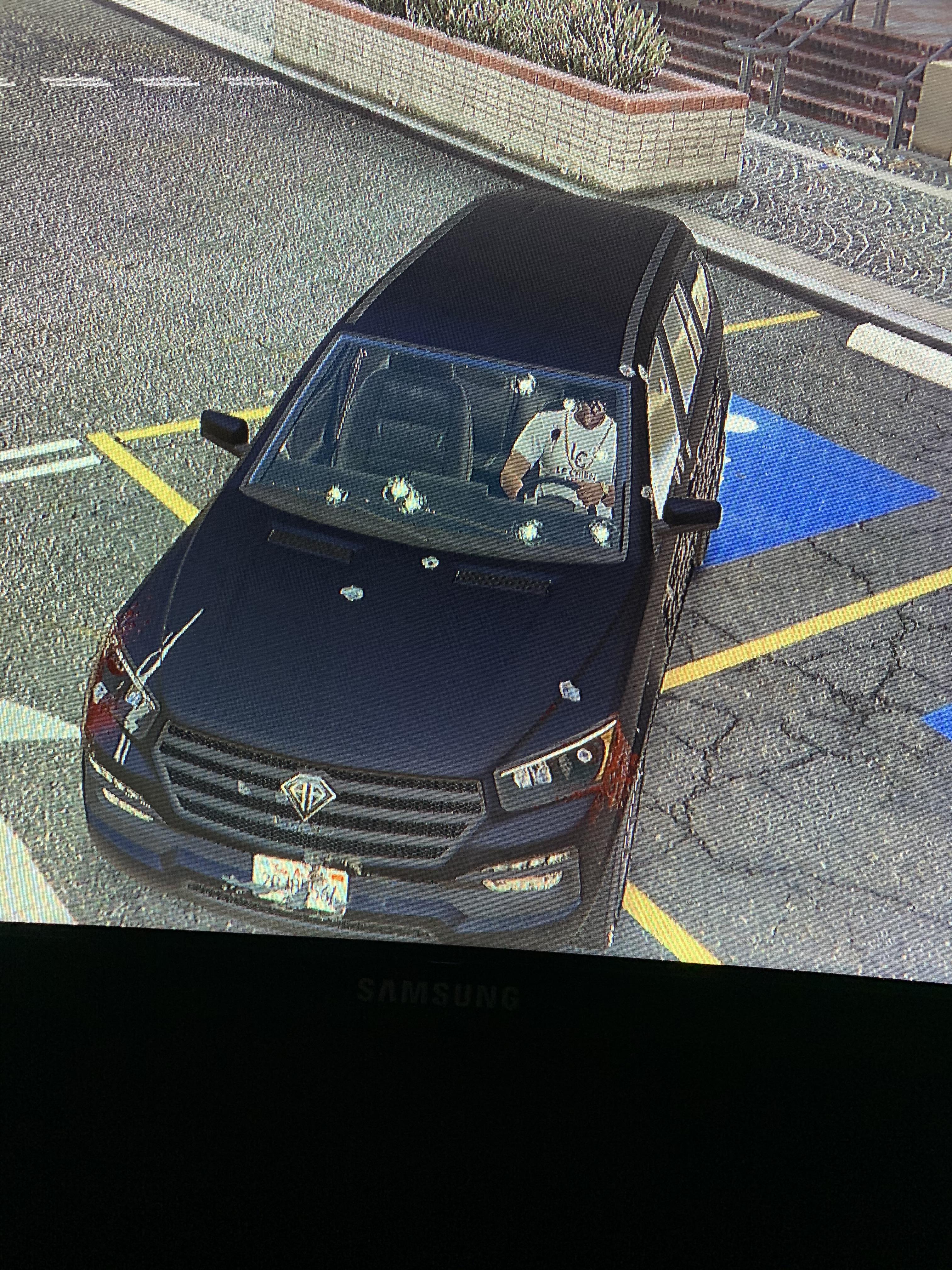 Bulletproof glass is always useful when you run into a gang member and