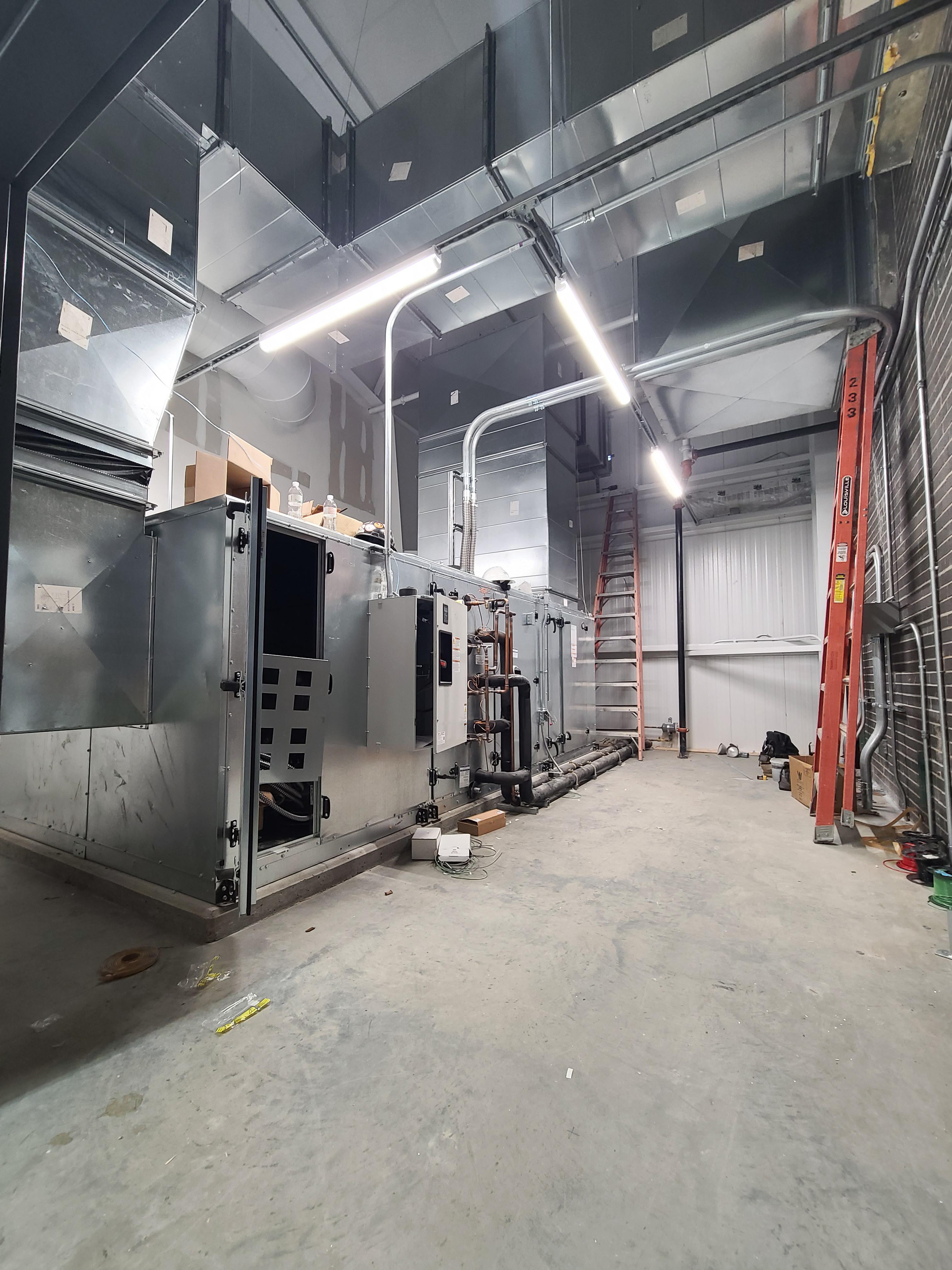 Mechanical rooms are always my favorite part of a job. 20 ton air