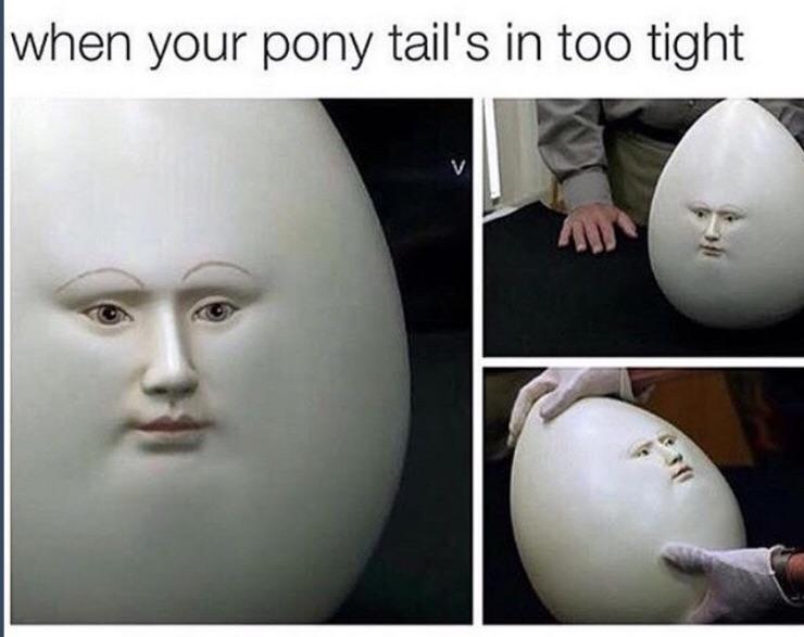 MFW I sleep through my alarm, don’t have time to wash my hair so have