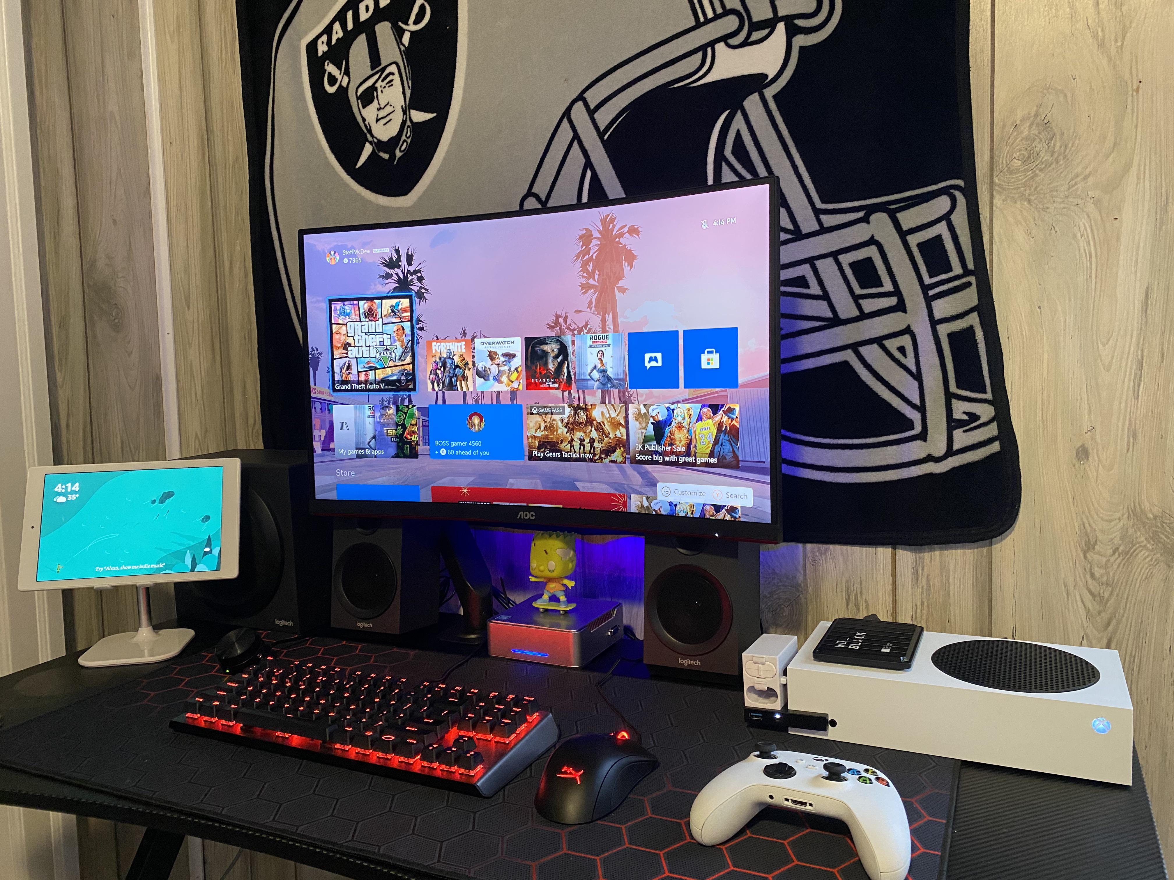 My setup! Loving my new monitor paired with the S r/XboxSeriesS