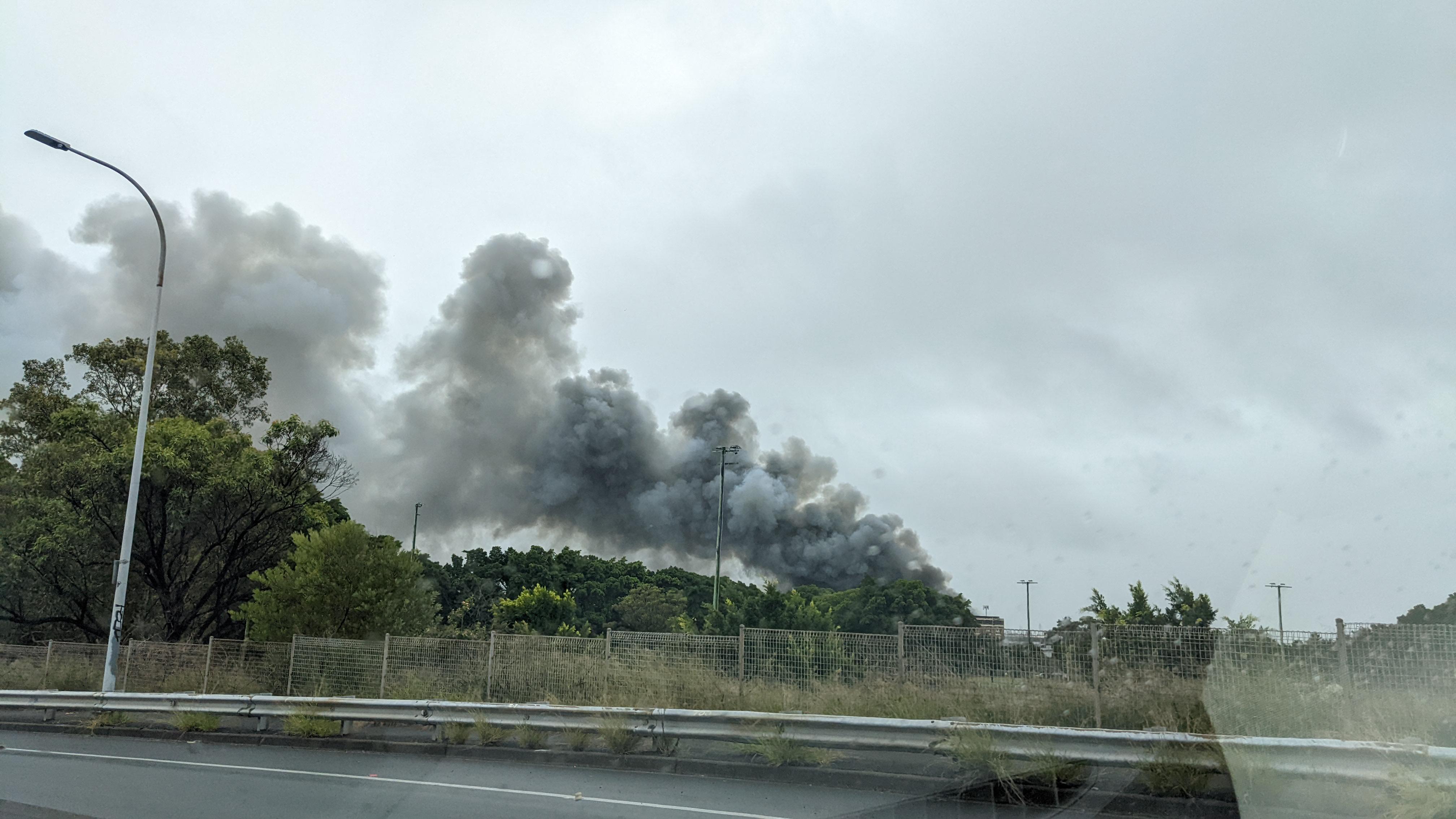 Fire in Wickham right now r/newcastle