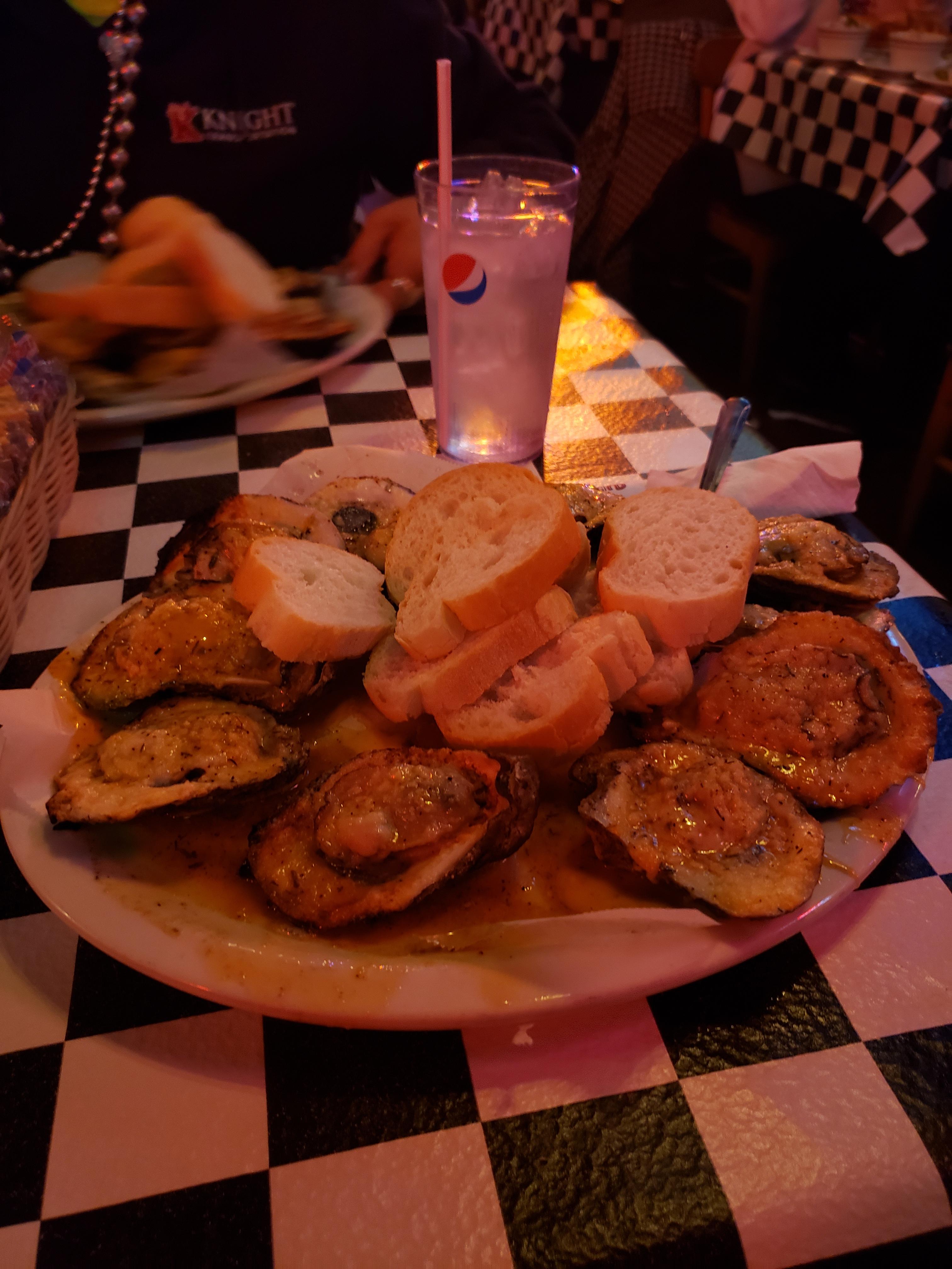 Chargrilled oysters at Acme Oyster House in New Orleans r/TodayIAte