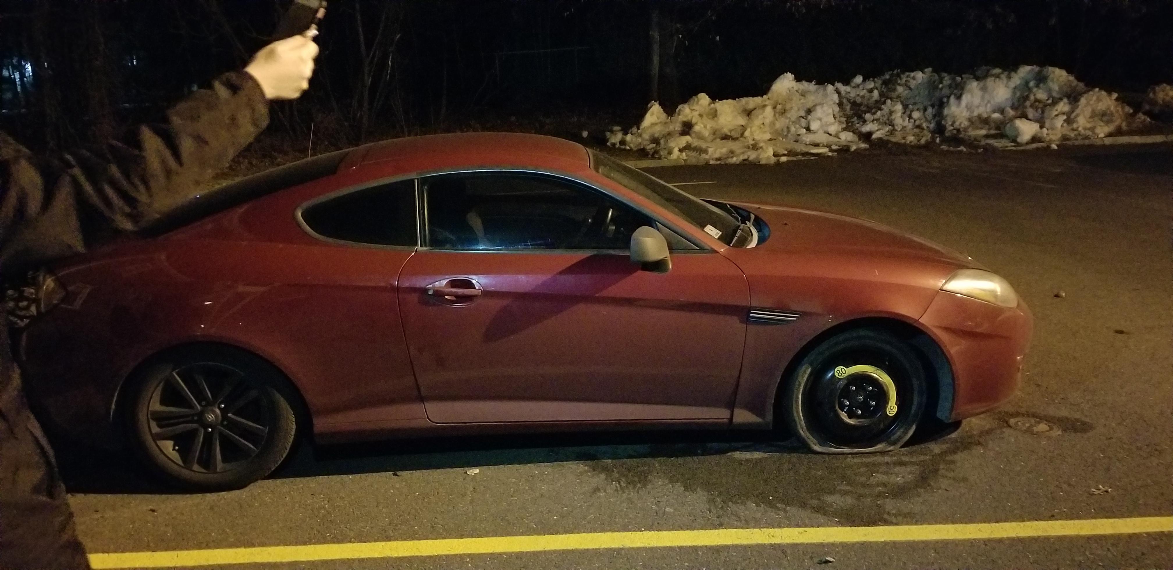 Got a flat tire today, put my spare on, and then my spare went flat