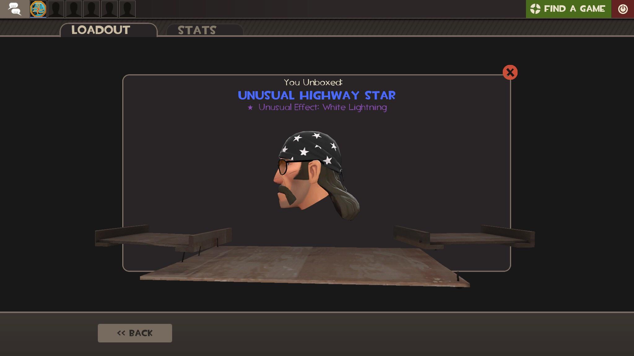 First ever unusual hat r/tf2