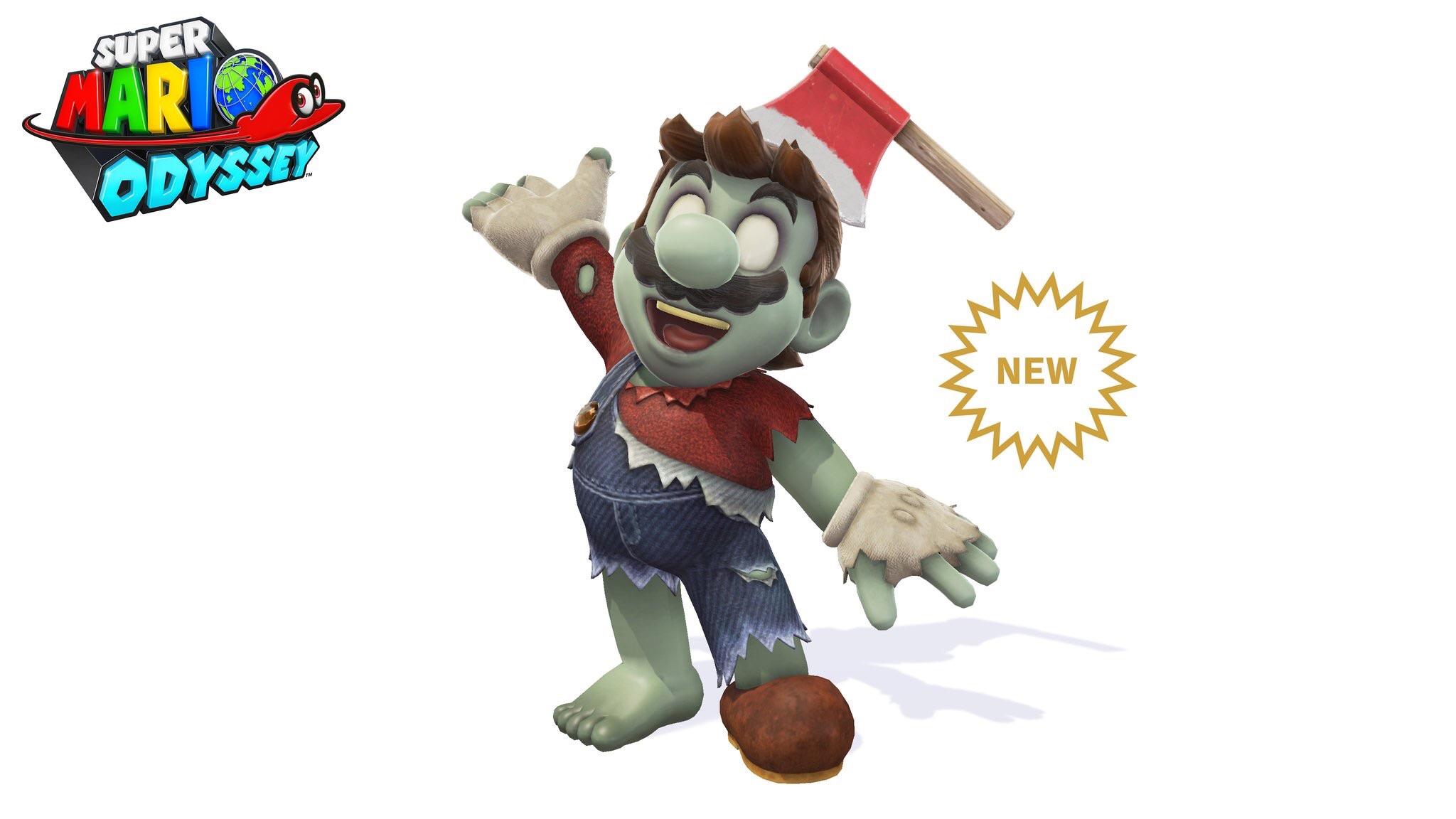 Zombie Outfit for Super Mario Odyssey is out! r/Mario