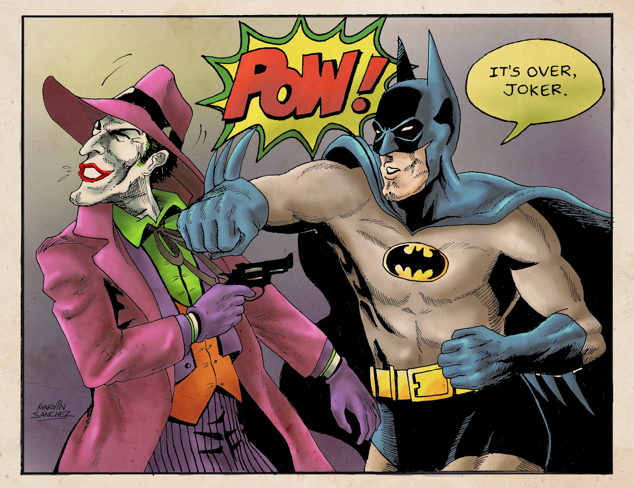 I drew this Batman VS Joker drawing last year. Got myself a