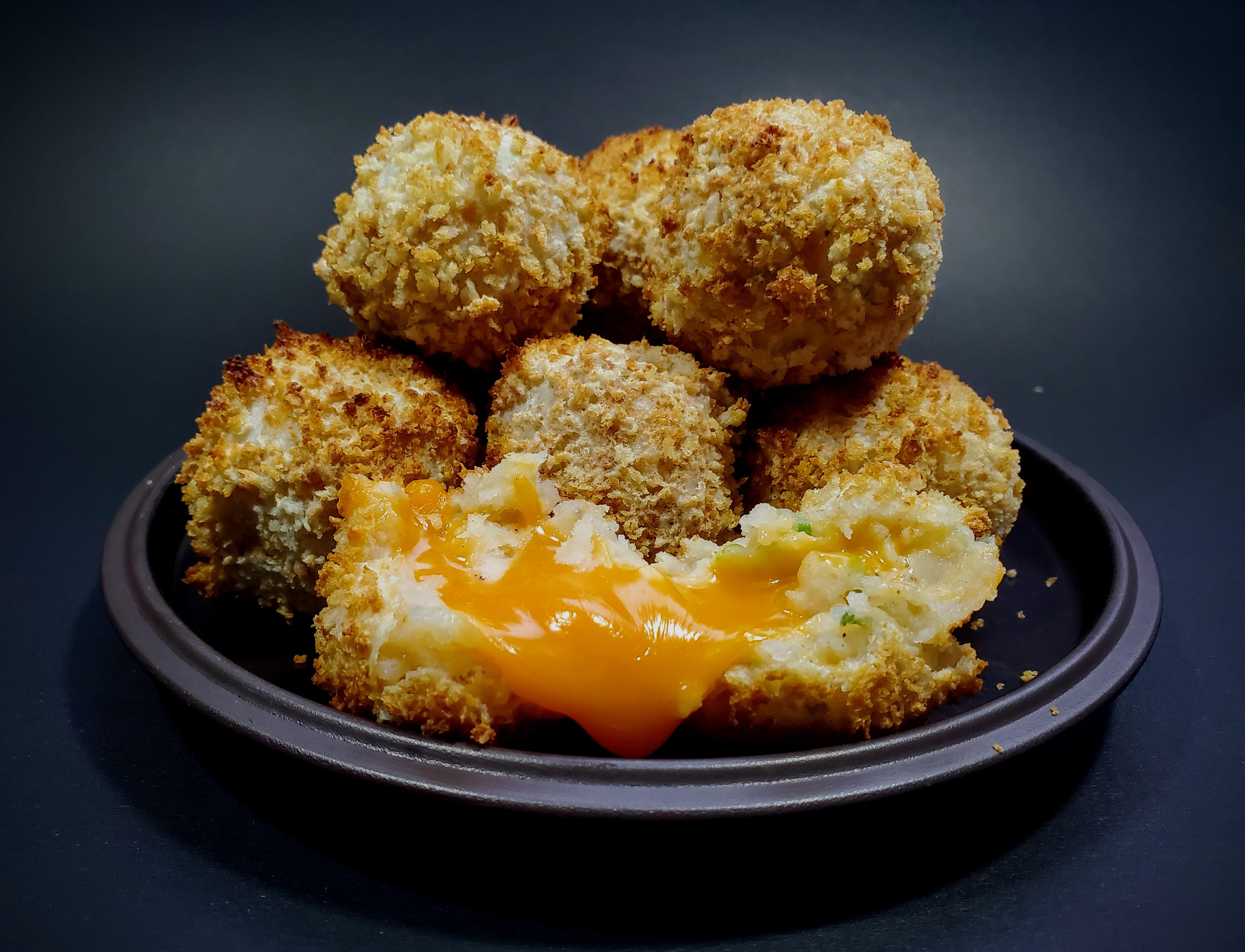 Week 7 Nepal Baked Potato Cheese Balls r/52weeksofbaking