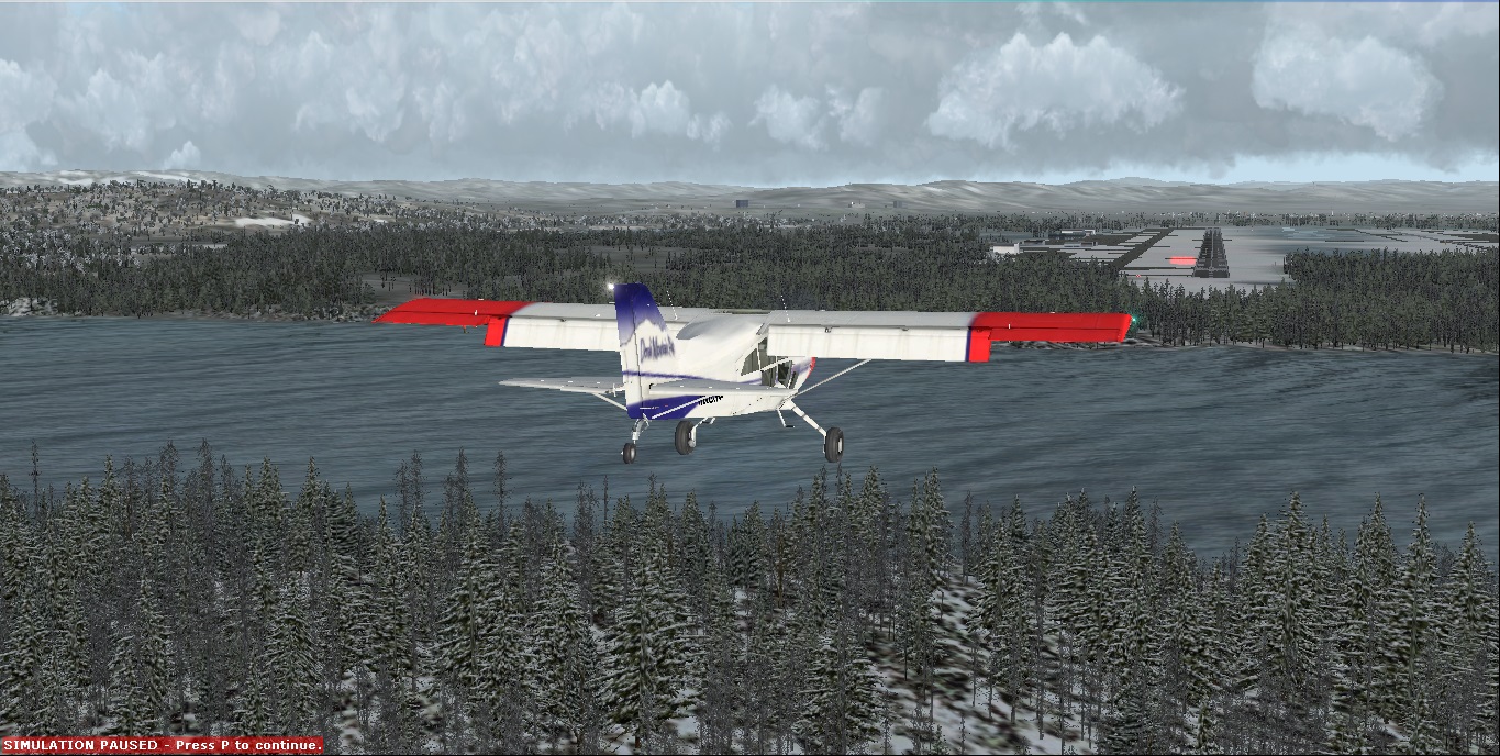 Landing into Fairbanks, Alaska r/flightsim