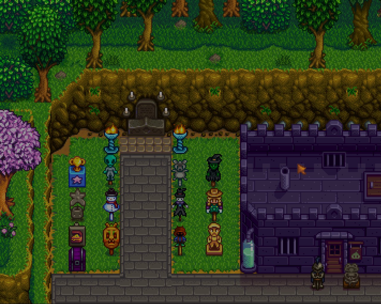Grandpa put the candles but he to lit them >( r/StardewValley