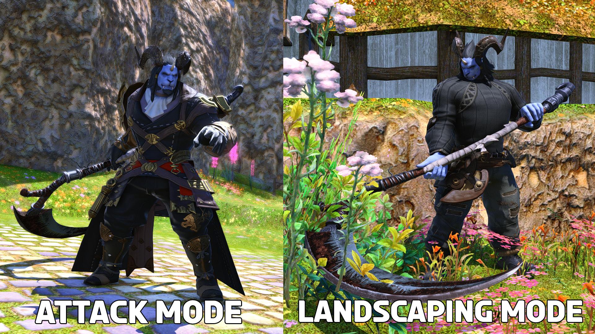 Love the two Reaper stances... r/ffxiv