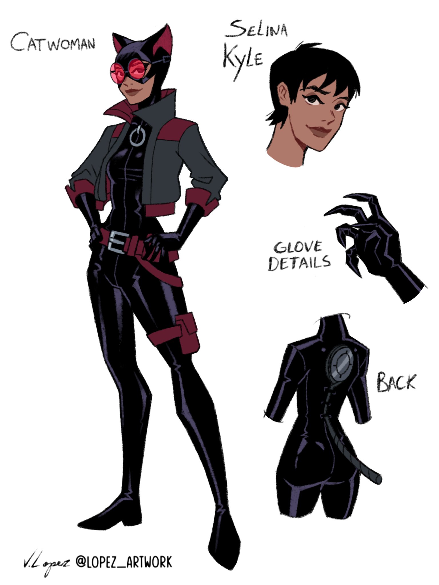 [Artwork] Catwoman/Selina Kyle by Vinicius Lopez
