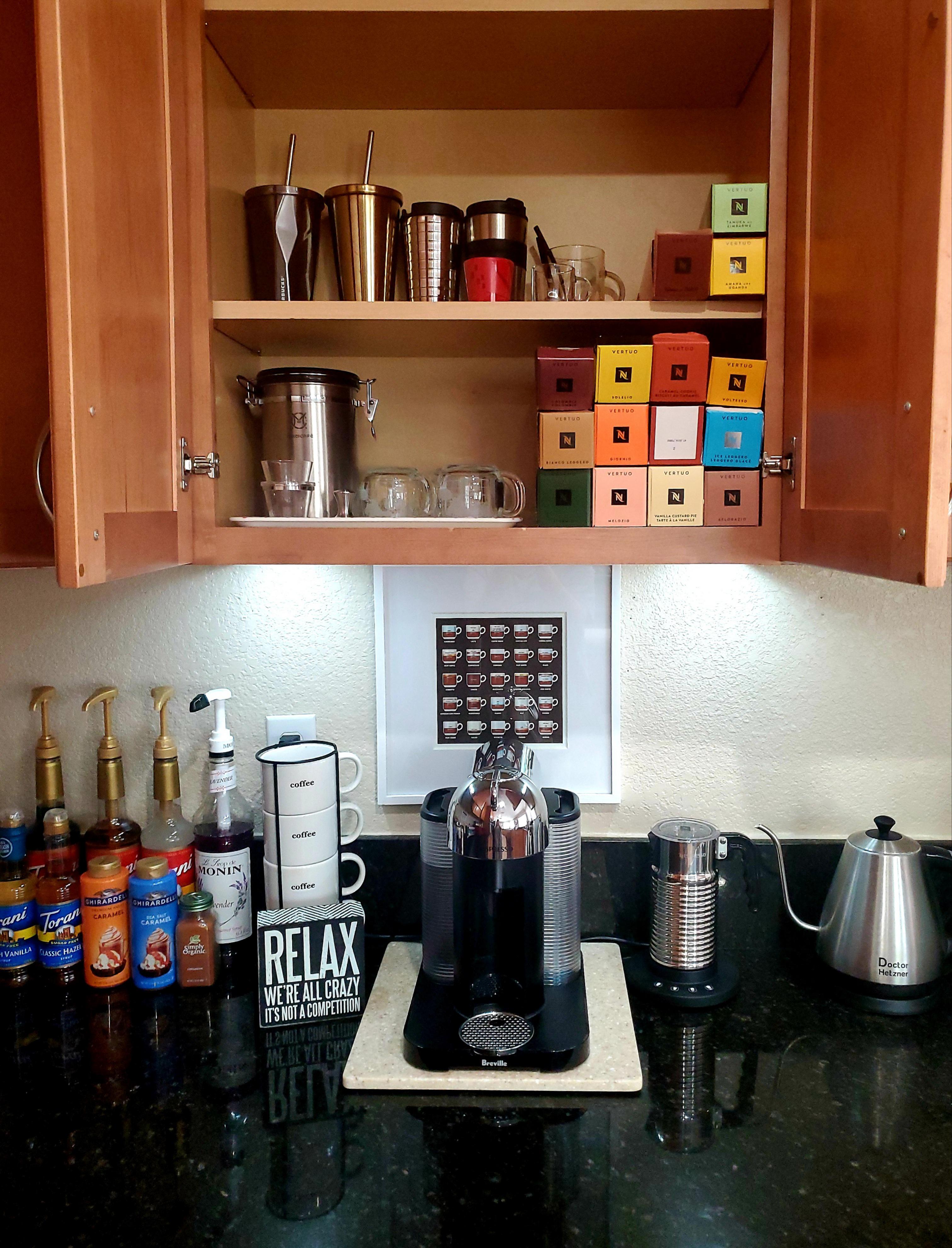 My coffee corner r/nespresso