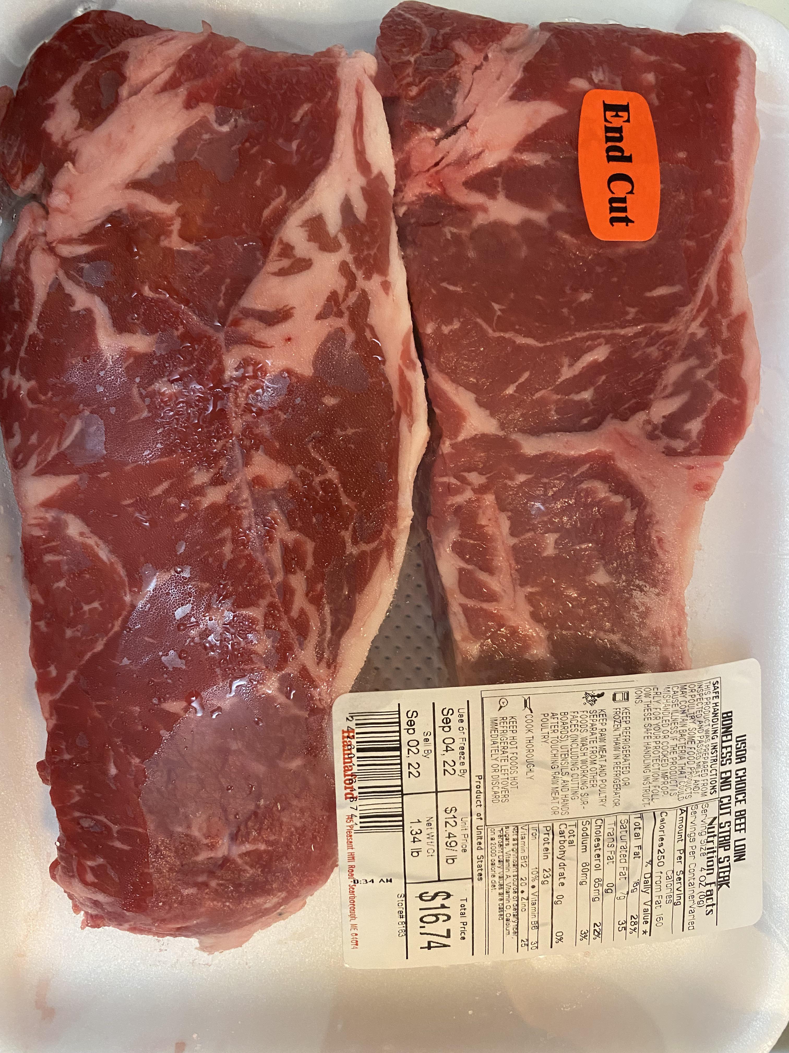 What are the opinions on “end cut” strip steak? Never tried one before