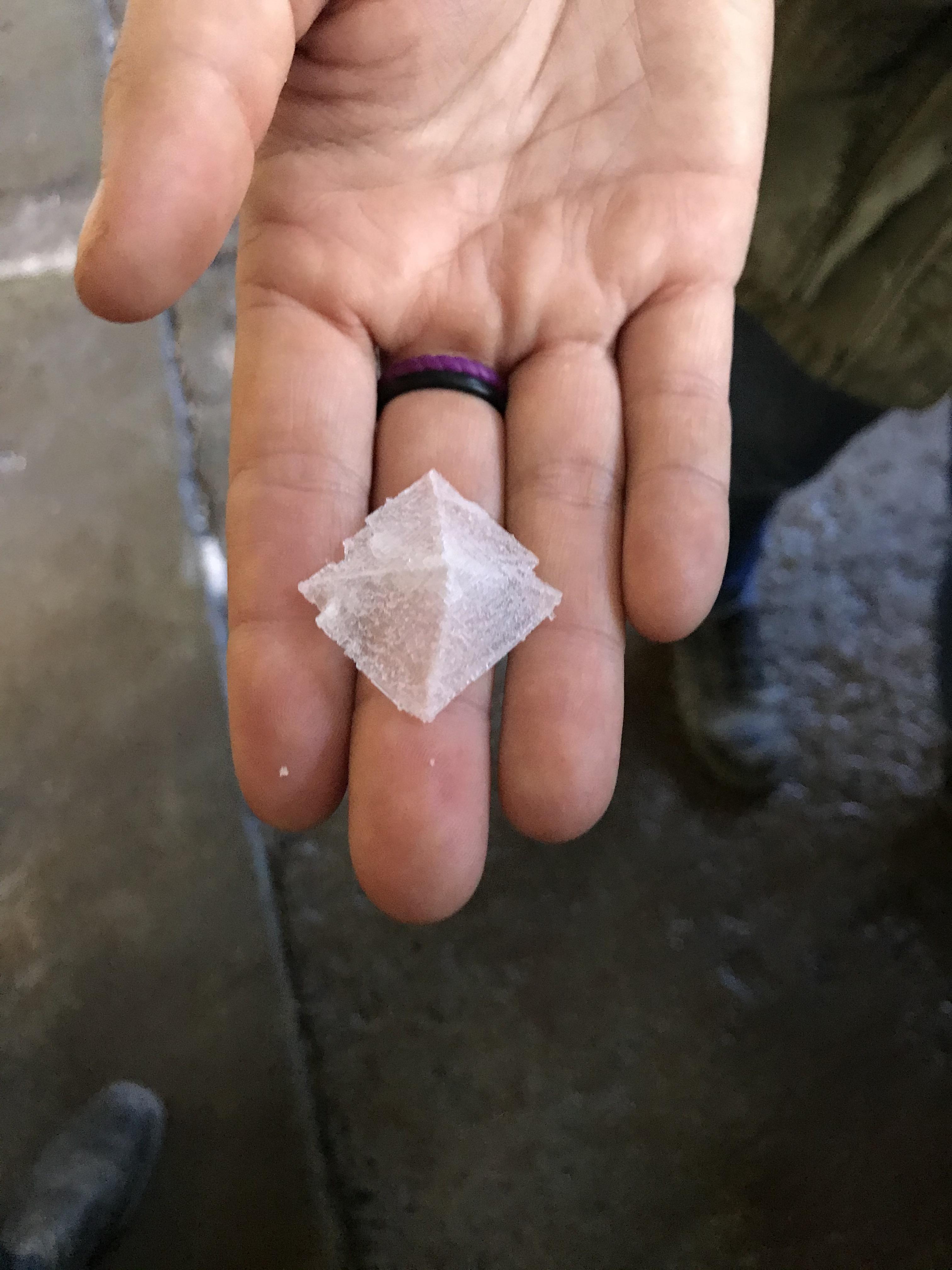 This is what a large sea salt crystal looks like r/mildlyevangelion