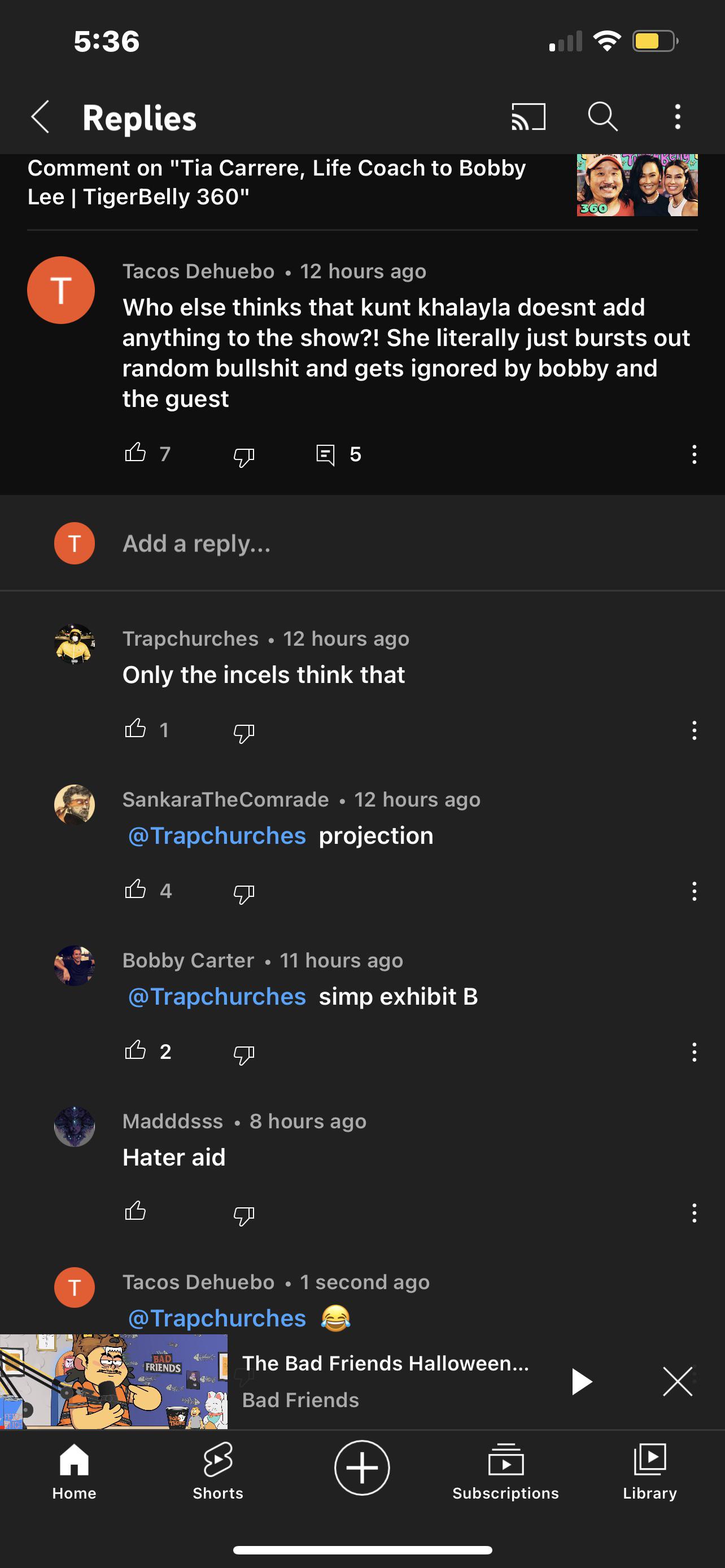 For some reason my comments havent been blocked : r/khalyla