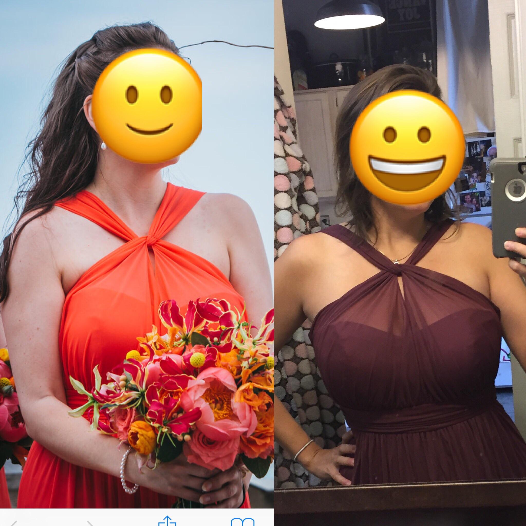 Will I get this wine color when I add black dye on an orange nylon jacket? Or will it just turn