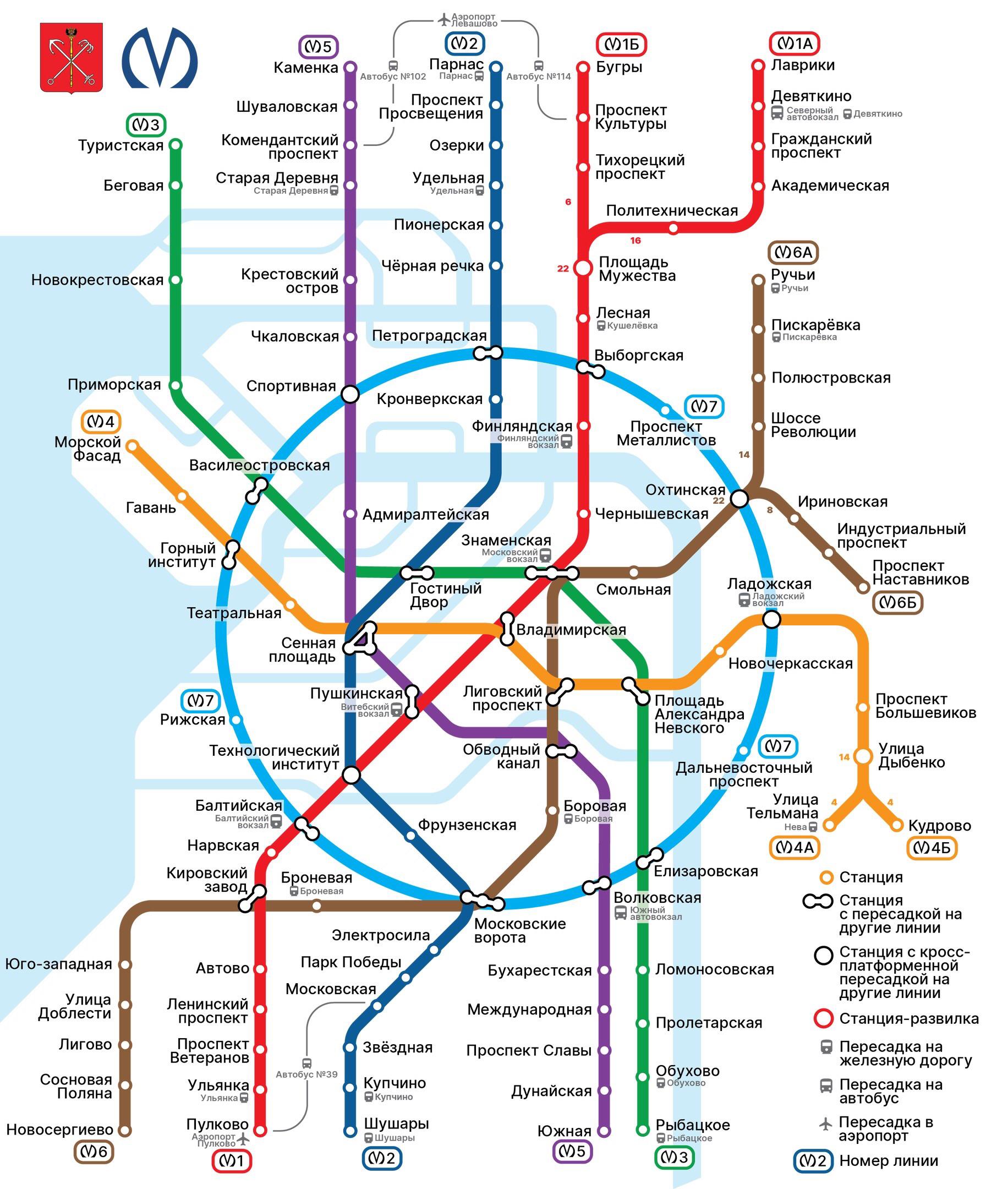 Maps of the city Saint Petersburg, Russia list of places,.