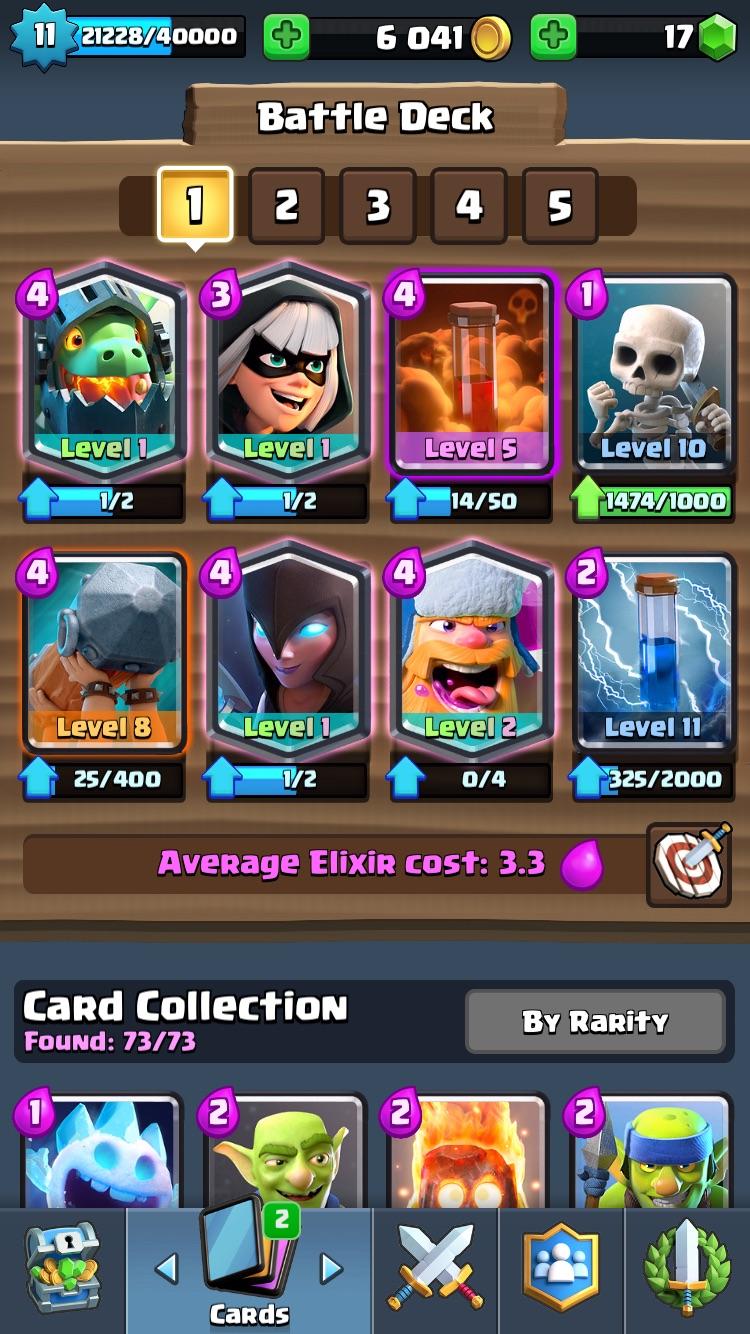 Rate my Deck? Sitting at 4K. ClashRoyale