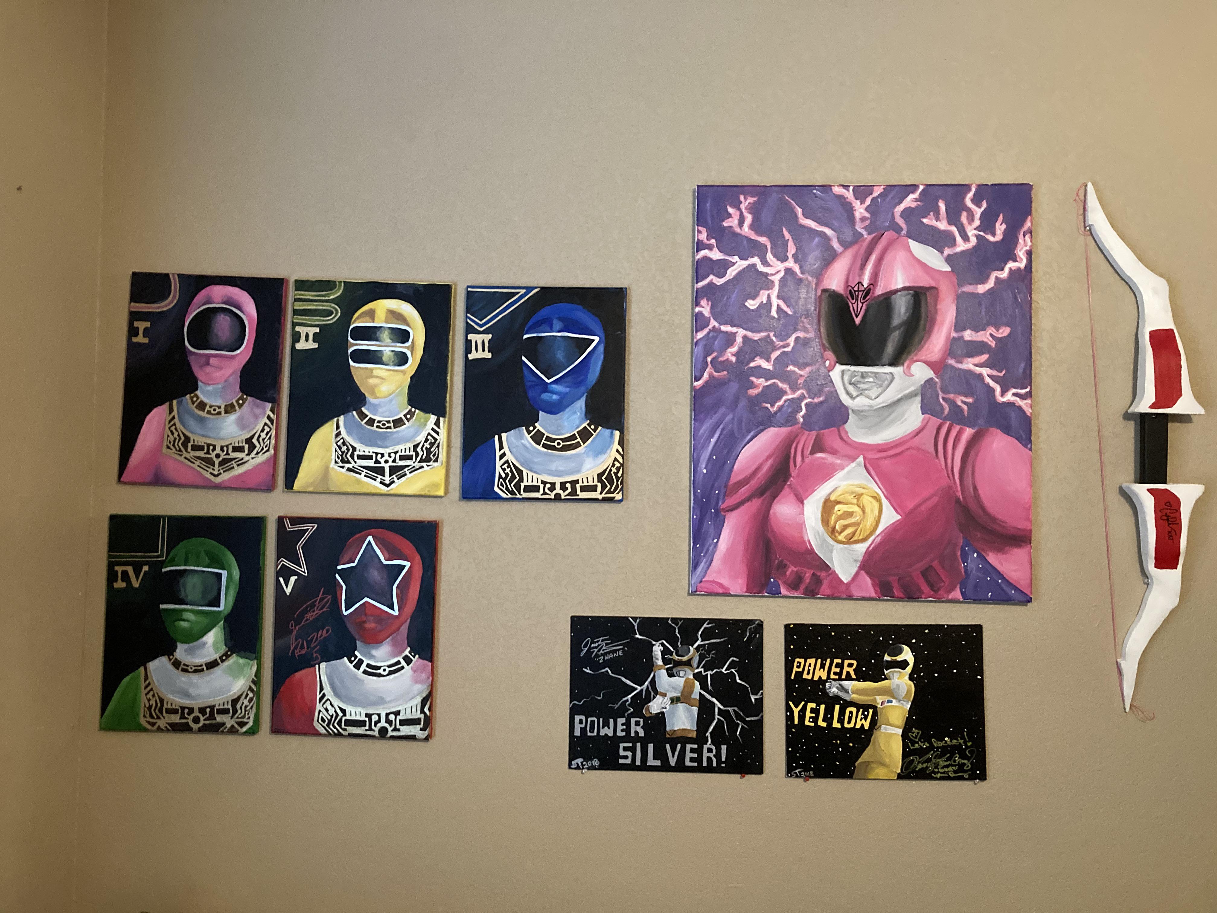 Our House has a ranger wall in the living room, all hand painted r