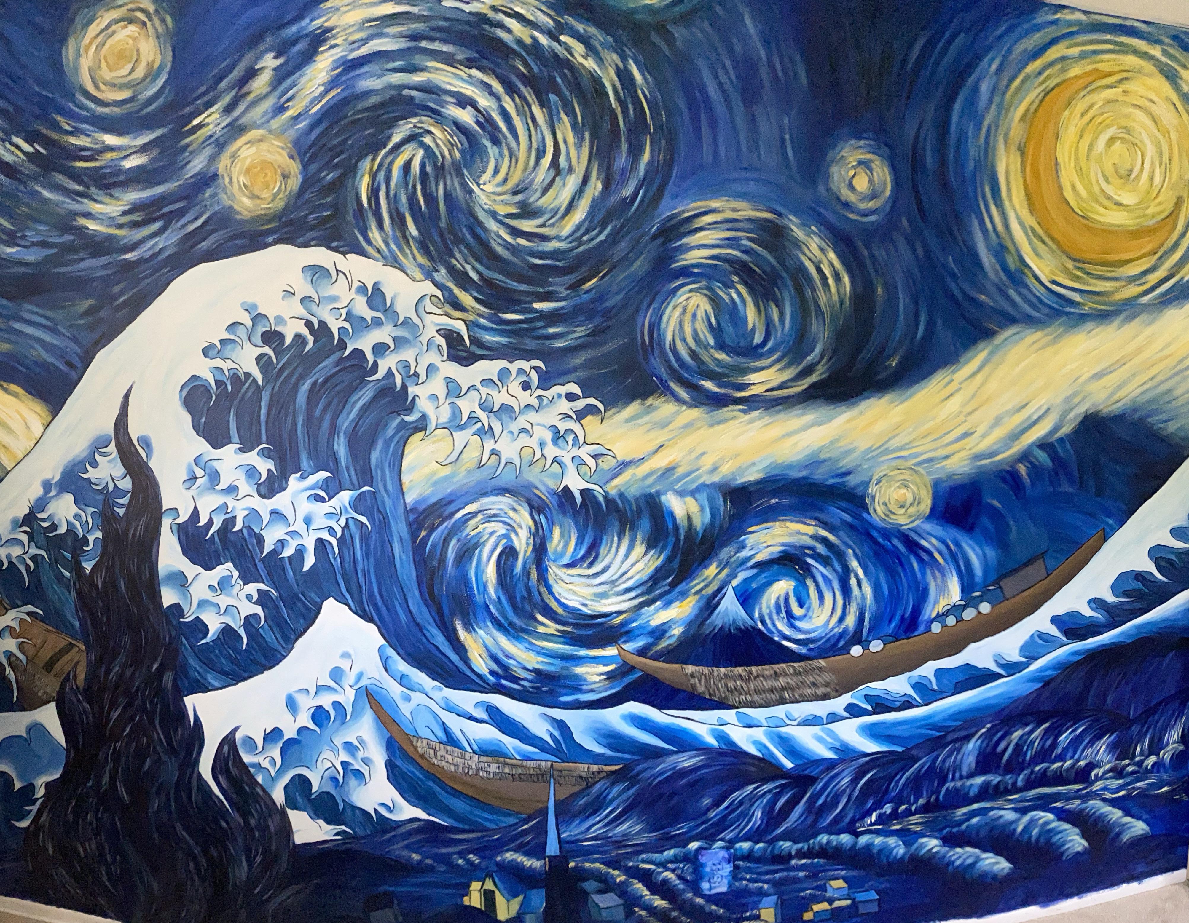 How Hokusai's Great Wave Crashed Into Van Gogh's Starry Night Vincent Van Gogh The Guardian