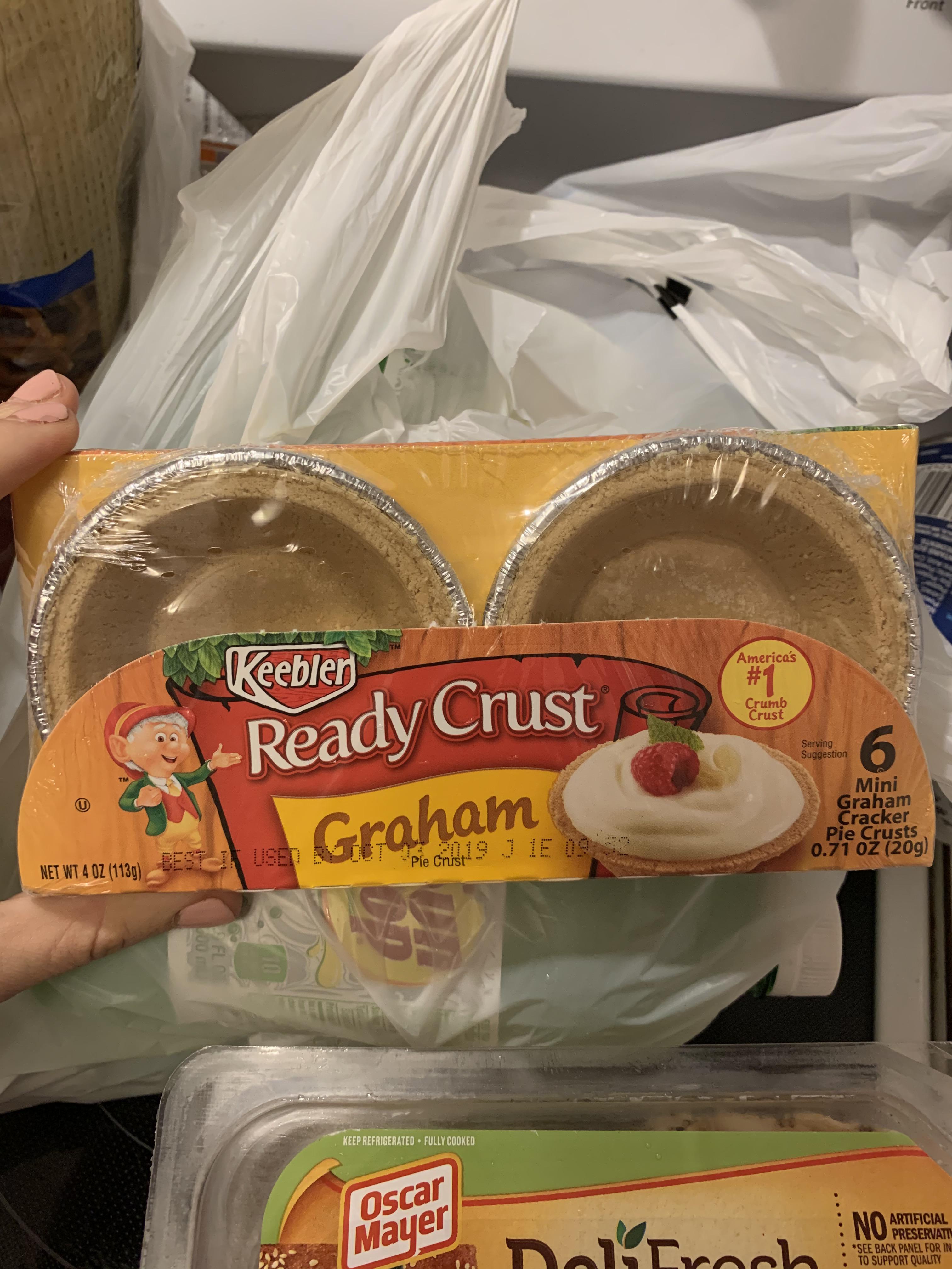 100 calorie graham cracker crust goodness. r/1200isplenty