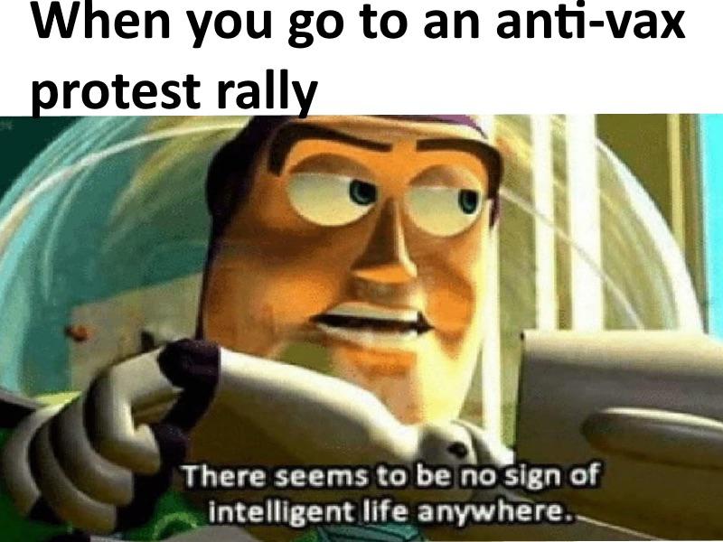 No signs of intelligence on this subreddit AntiVaxxers