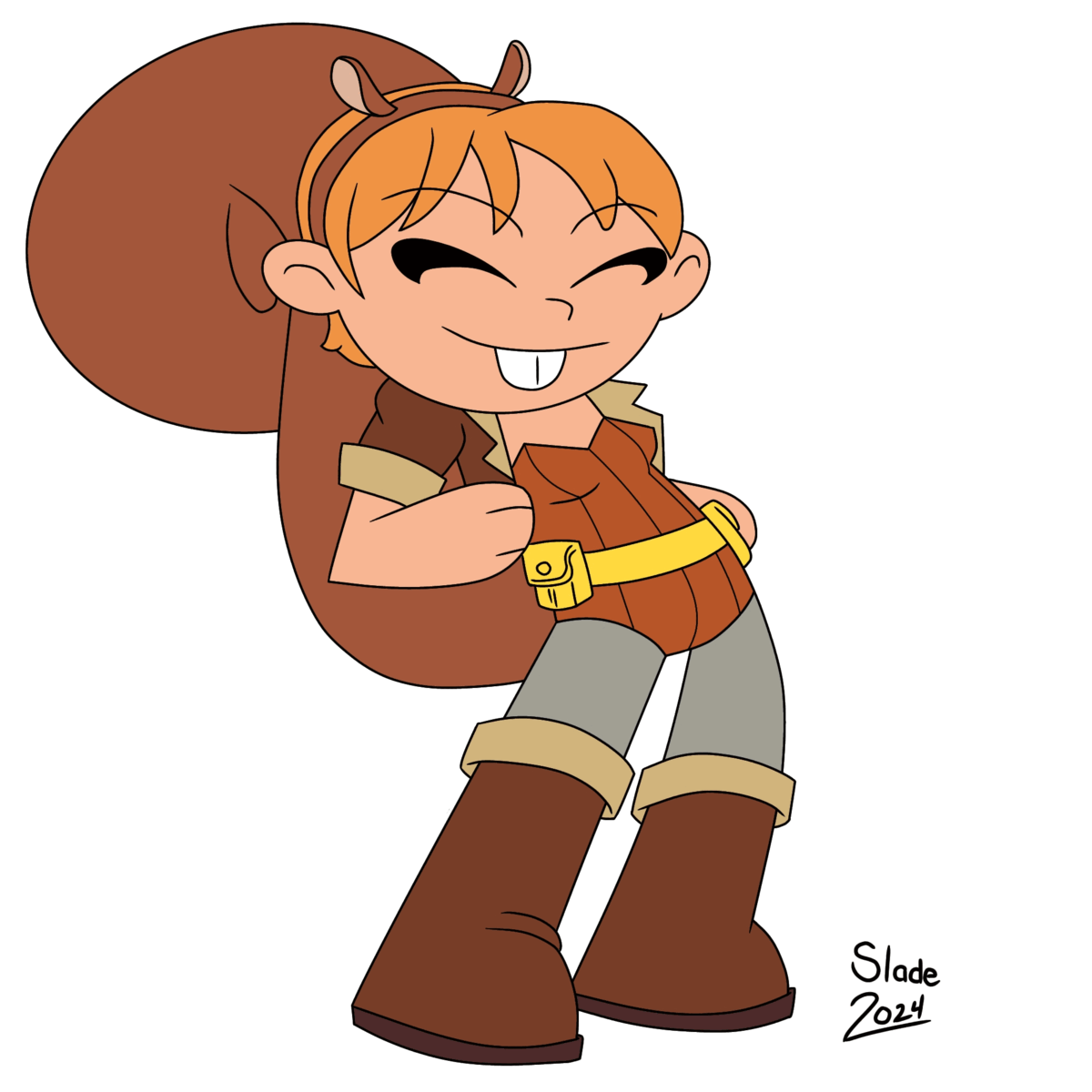 Squirrel Girl dancing gif I made. r/squirrelgirl