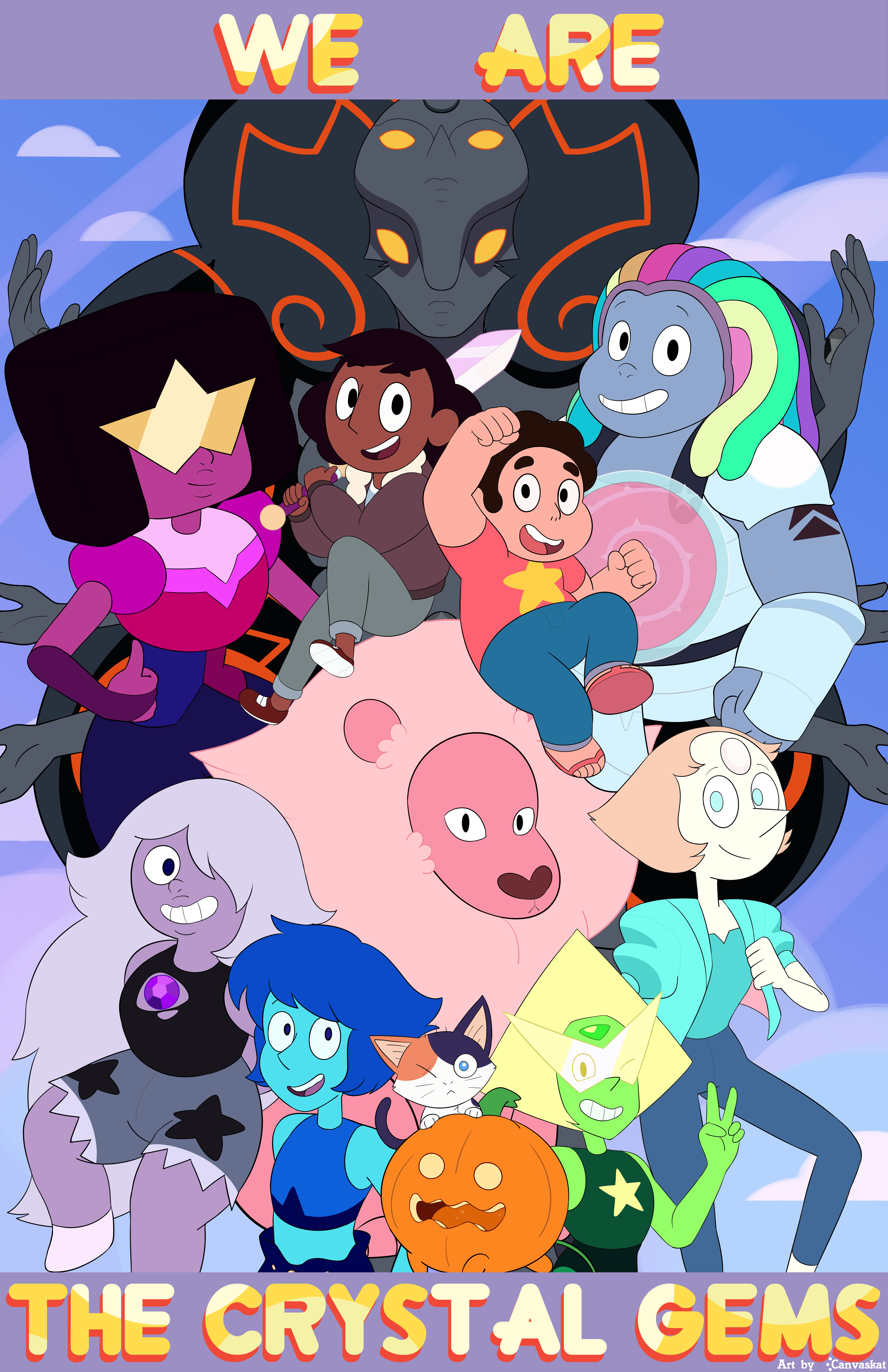We Are the Crystal Gems! (Season Finale fan art) r/stevenuniverse