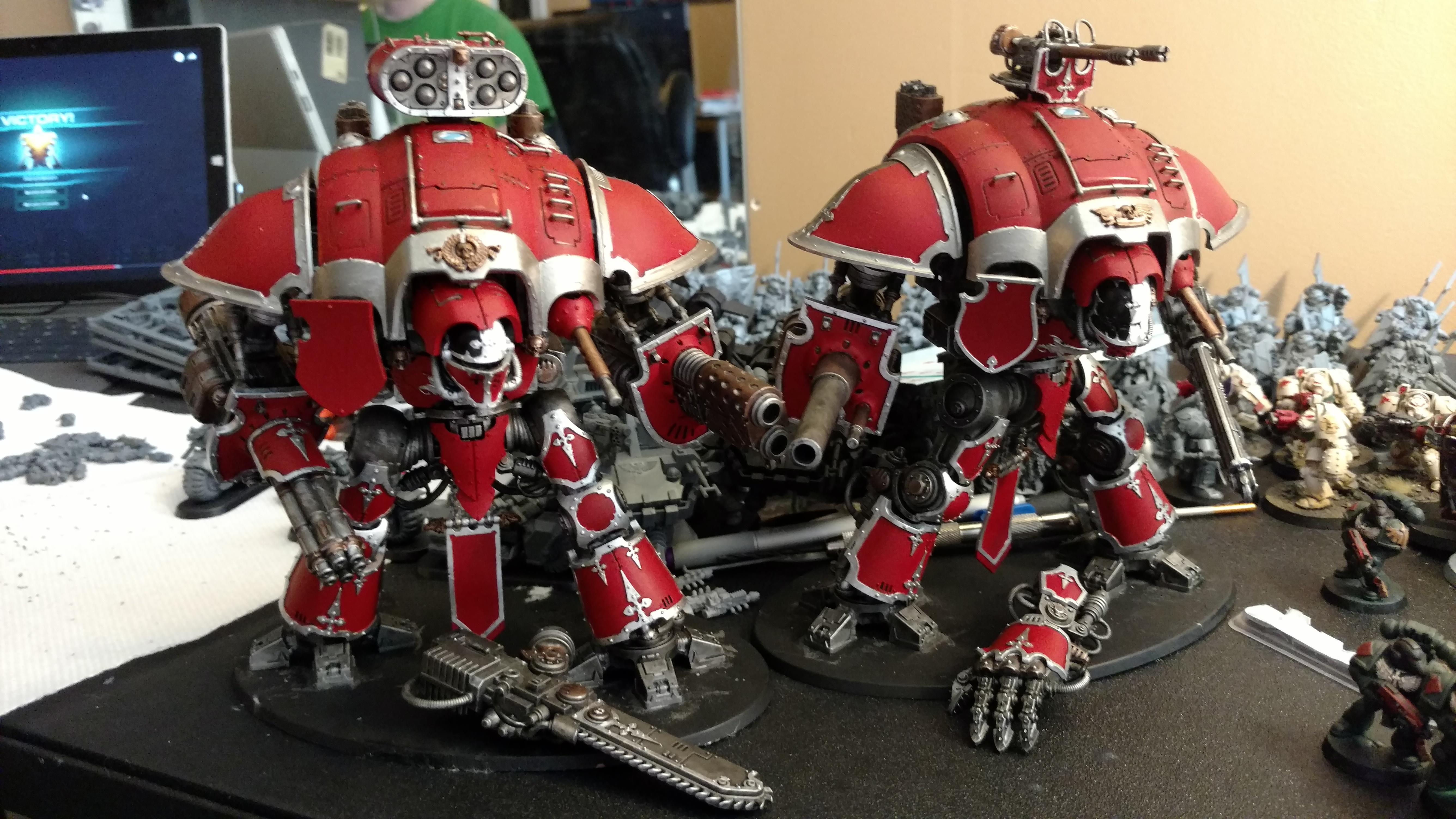 House Krast Imperial Knights WIP. C&C r/Warhammer40k