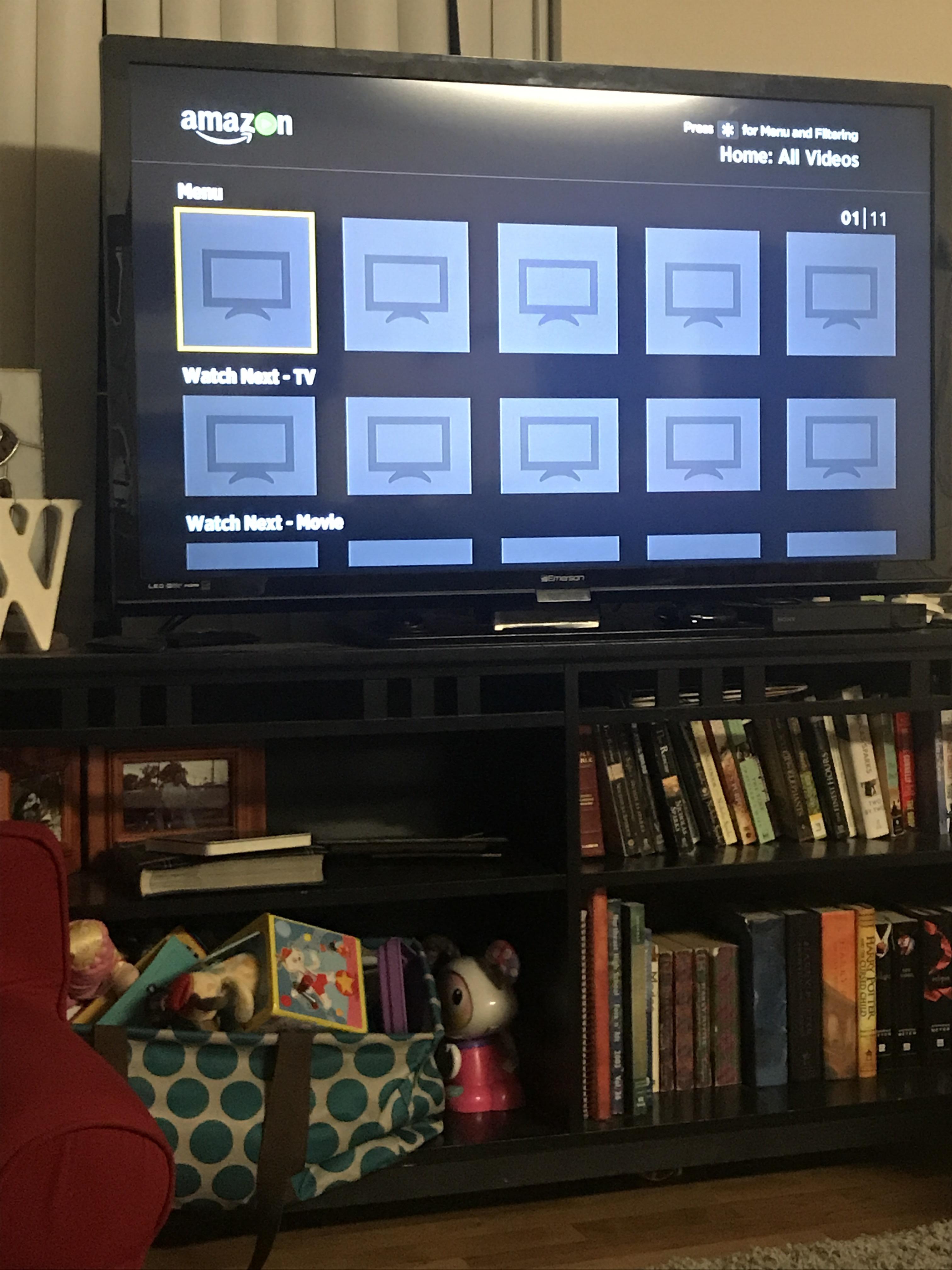 This is from my Roku and is happening with Amazon, Netflix and Hulu