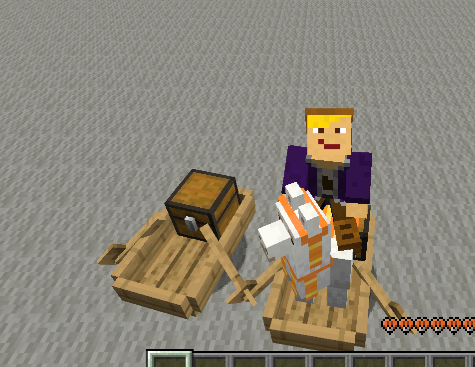 I know, chest boats are cool. But why not put a chest llama in a normal