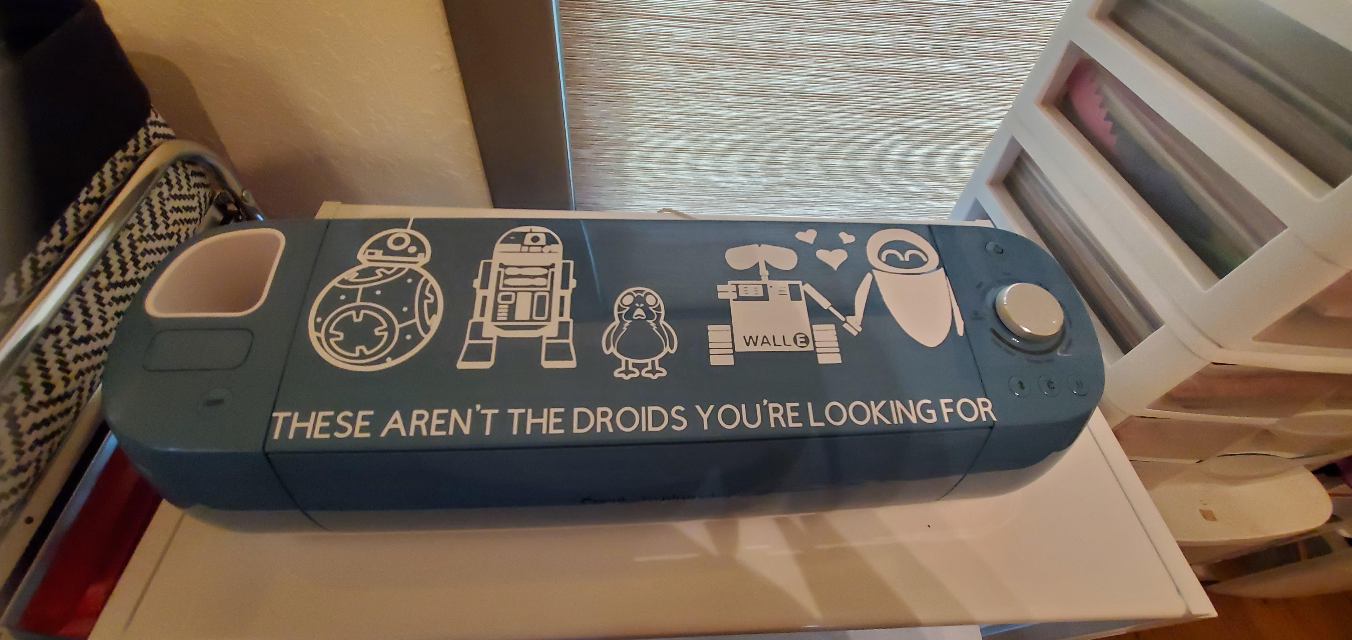 Finally decorated my Cricut r/cricut