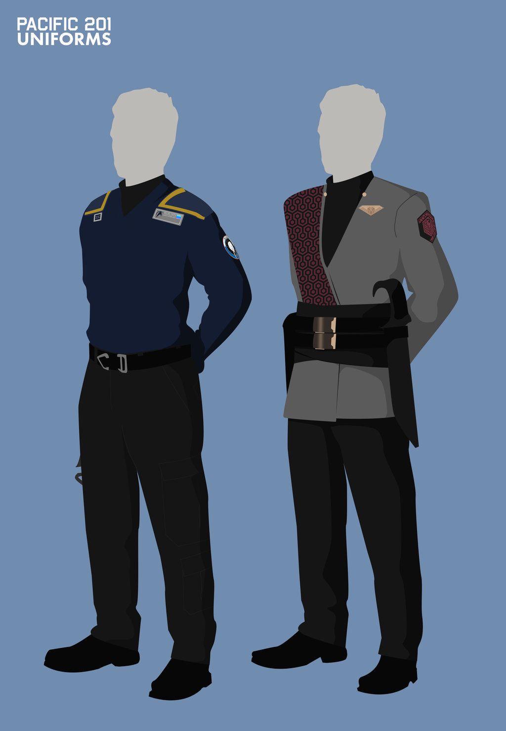 This was used for the fan film Pacific 201, but these Romulan uniforms