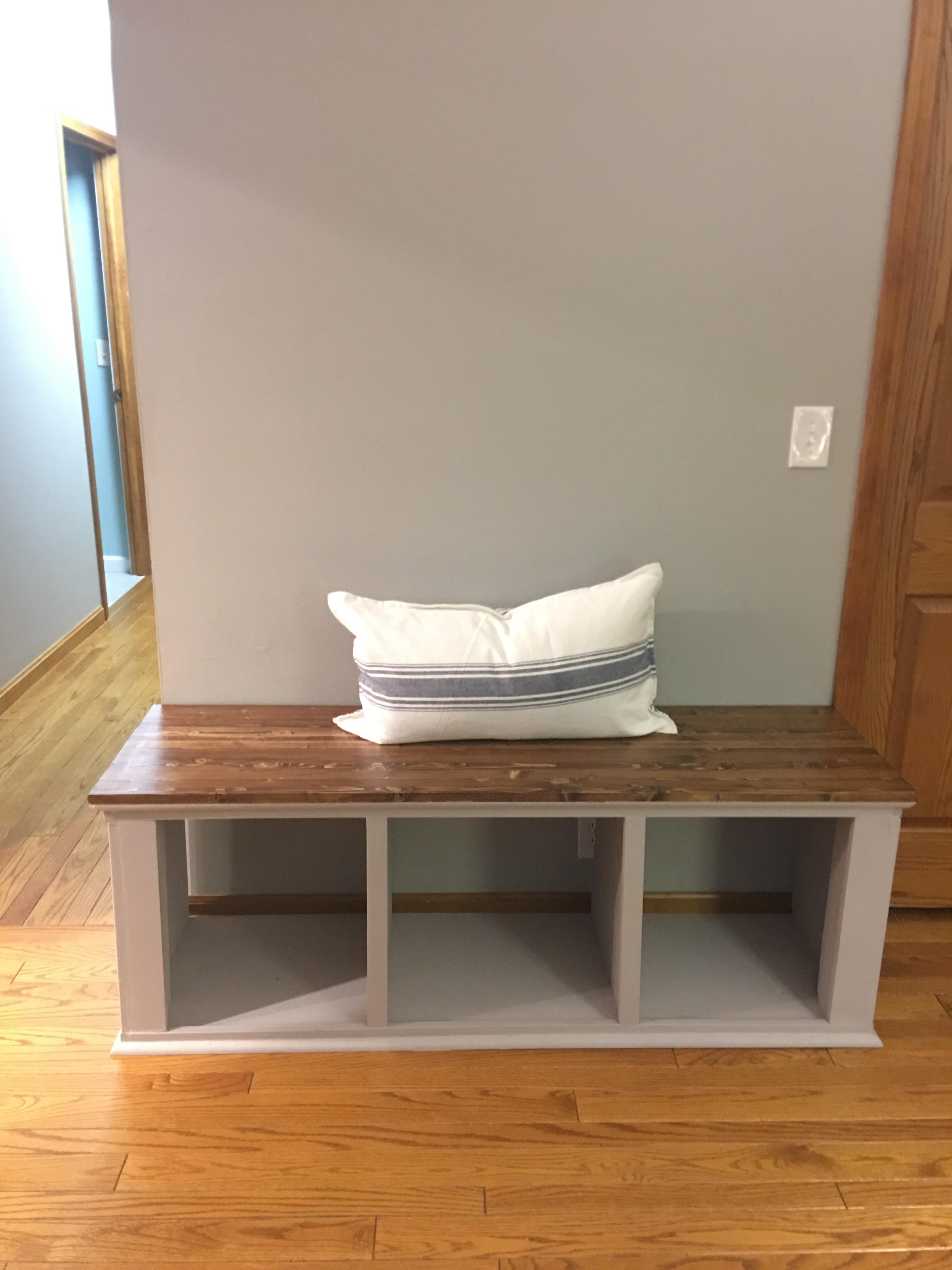 Entryway Bench Complete woodworking