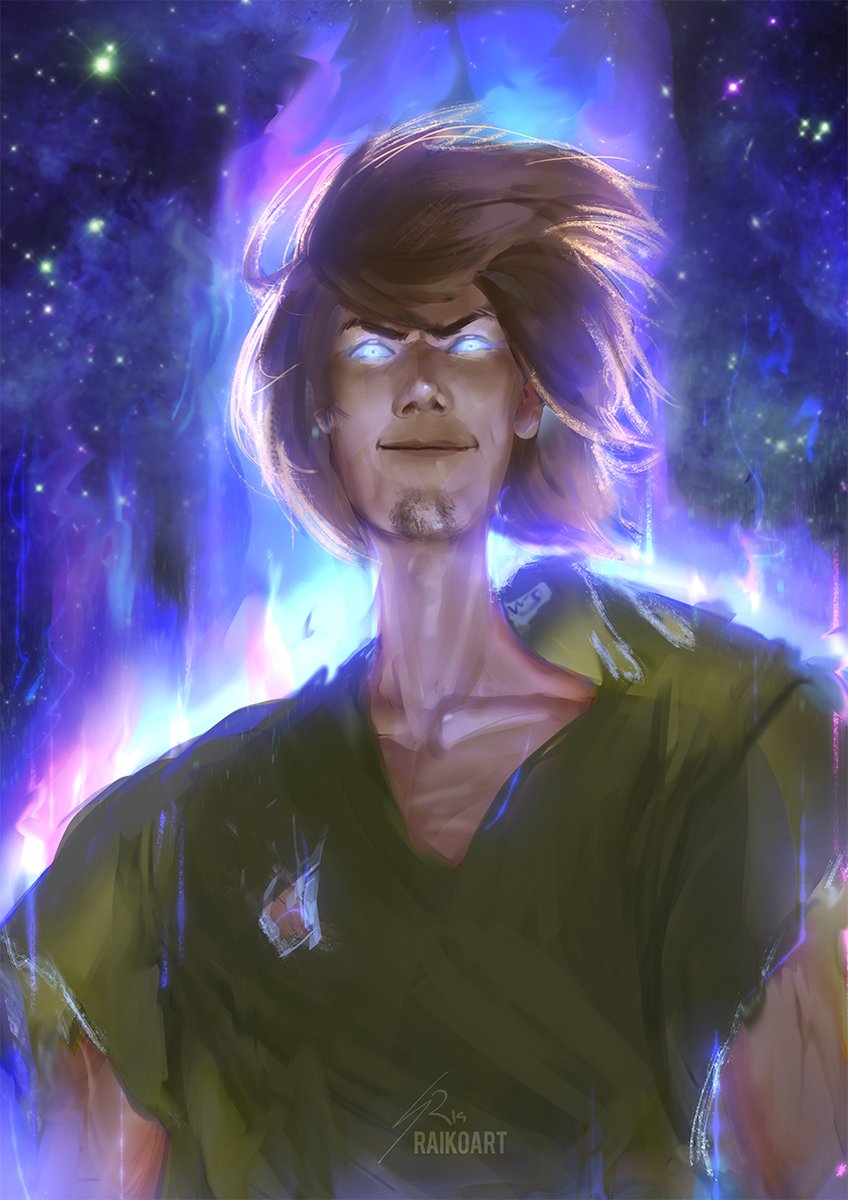 An artist's interpretation of Lord Shaggy at a mere 1 of his awesome