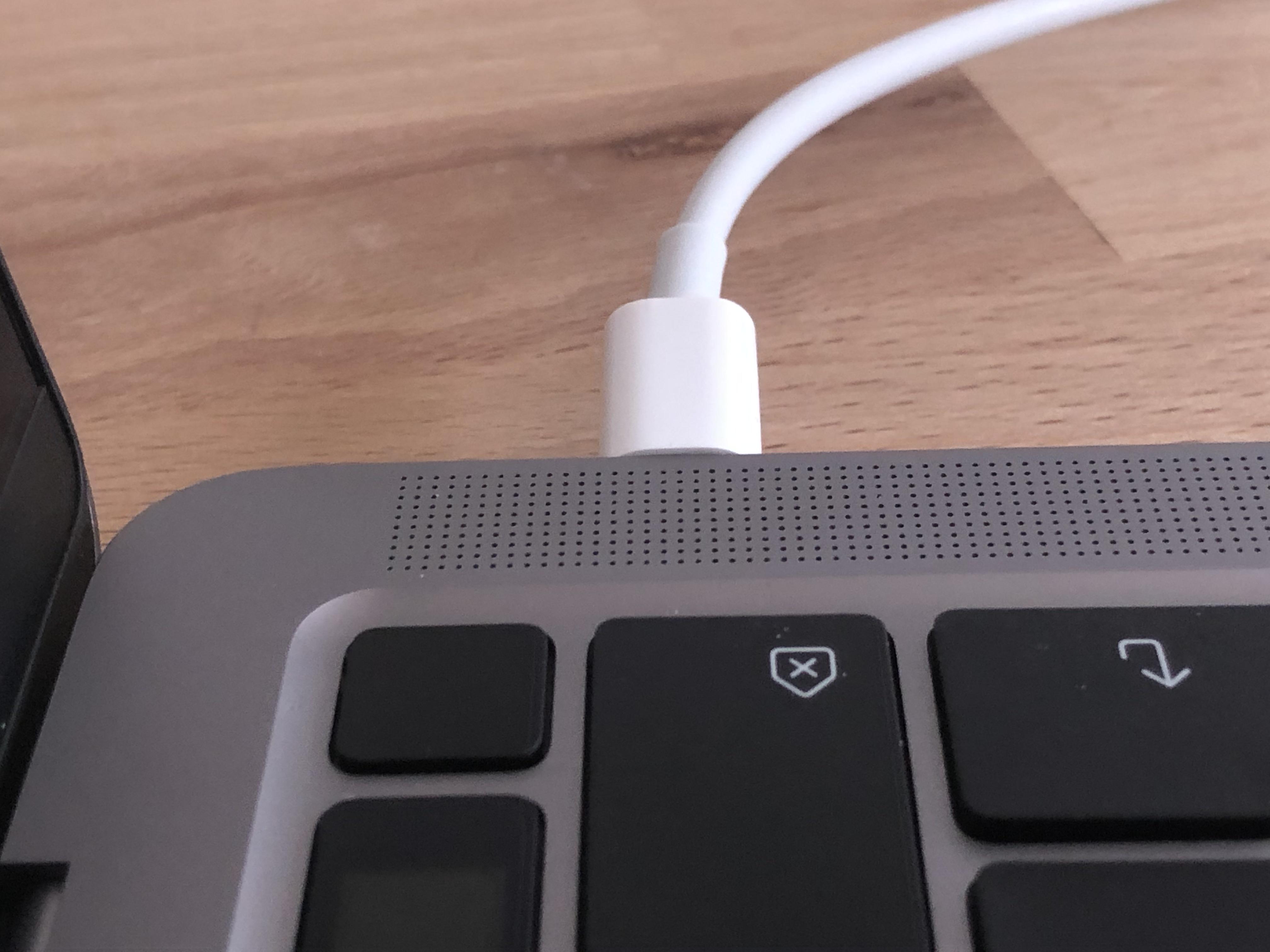 Bought a new Macbook and the plug for charging sticks up