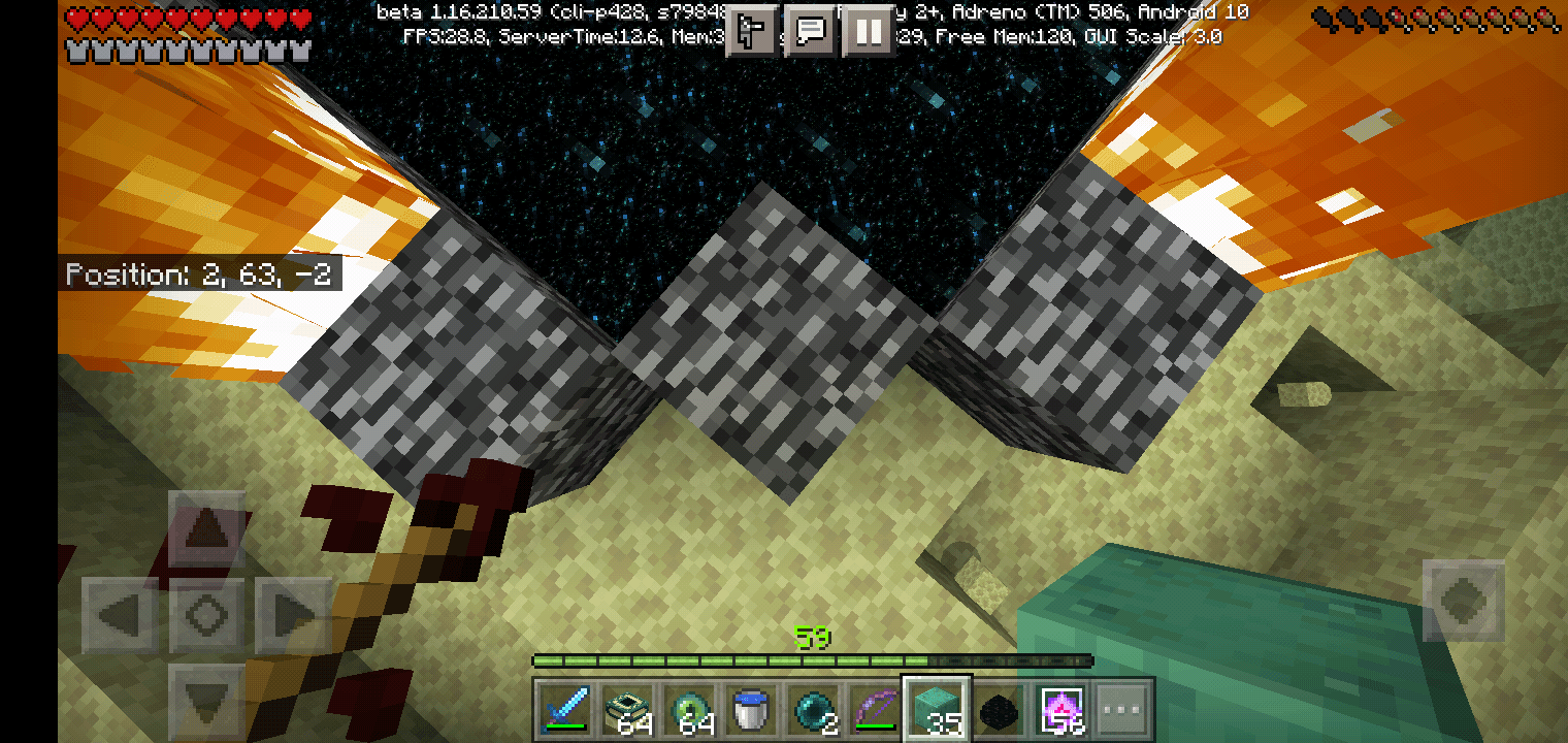 The weird glitch that happens when I try to revive the ender dragon and