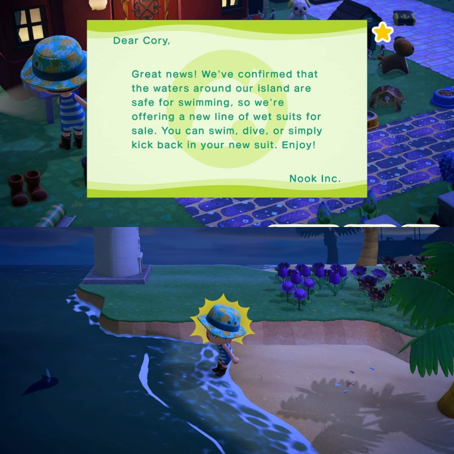 The waters are safe...? r/AnimalCrossing
